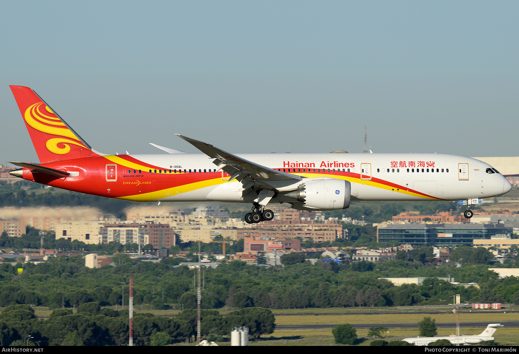 Aircraft Photo of B-20AL | Boeing 787-9 Dreamliner | Hainan Airlines | AirHistory.net #813919