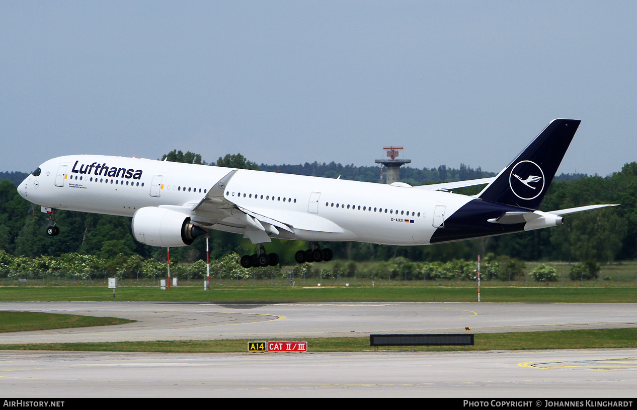 Aircraft Photo of D-AIXV | Airbus A350-941 | Lufthansa | AirHistory.net #813976