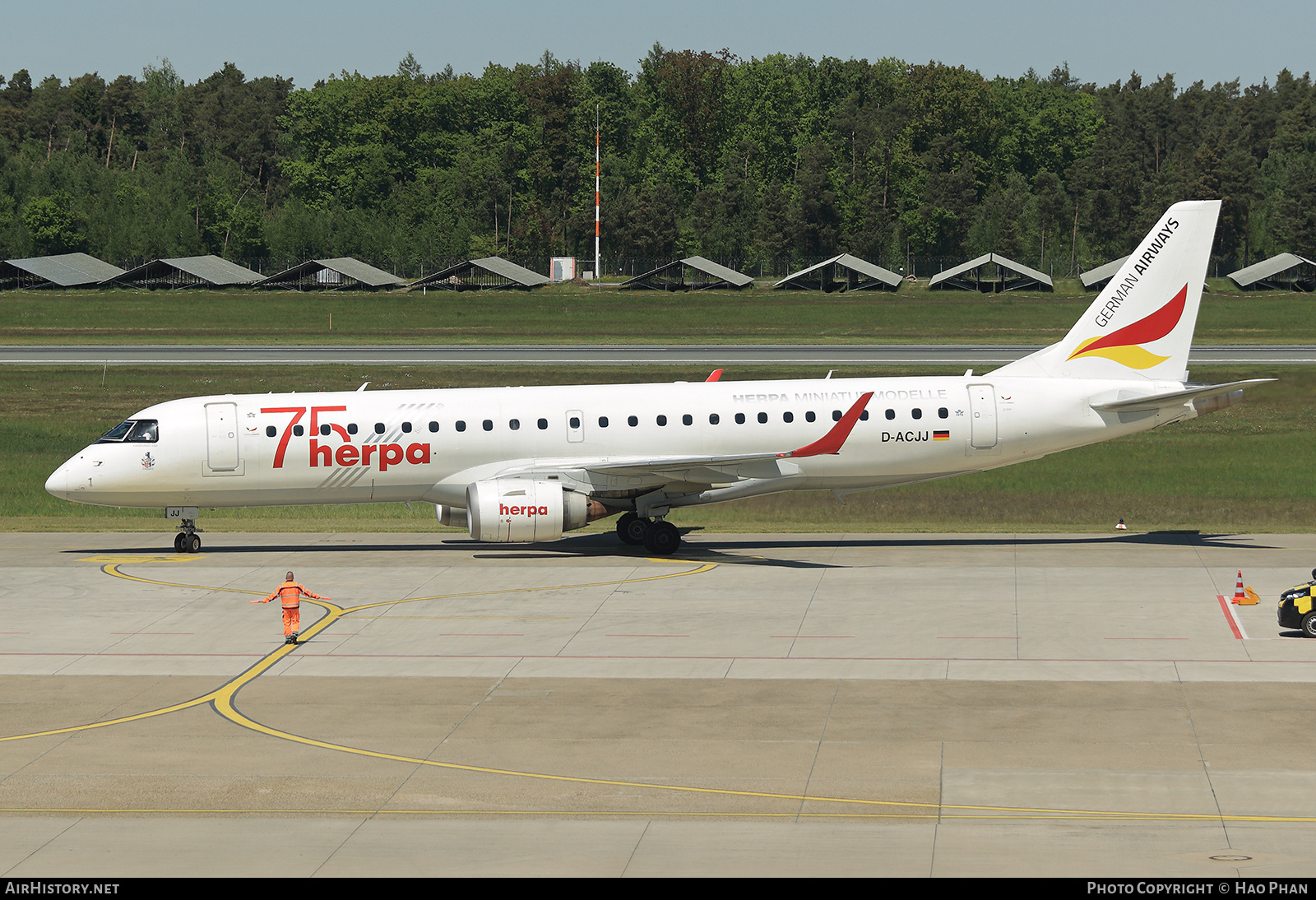 Aircraft Photo of D-ACJJ | Embraer 190LR (ERJ-190-100LR) | German Airways | AirHistory.net #813986