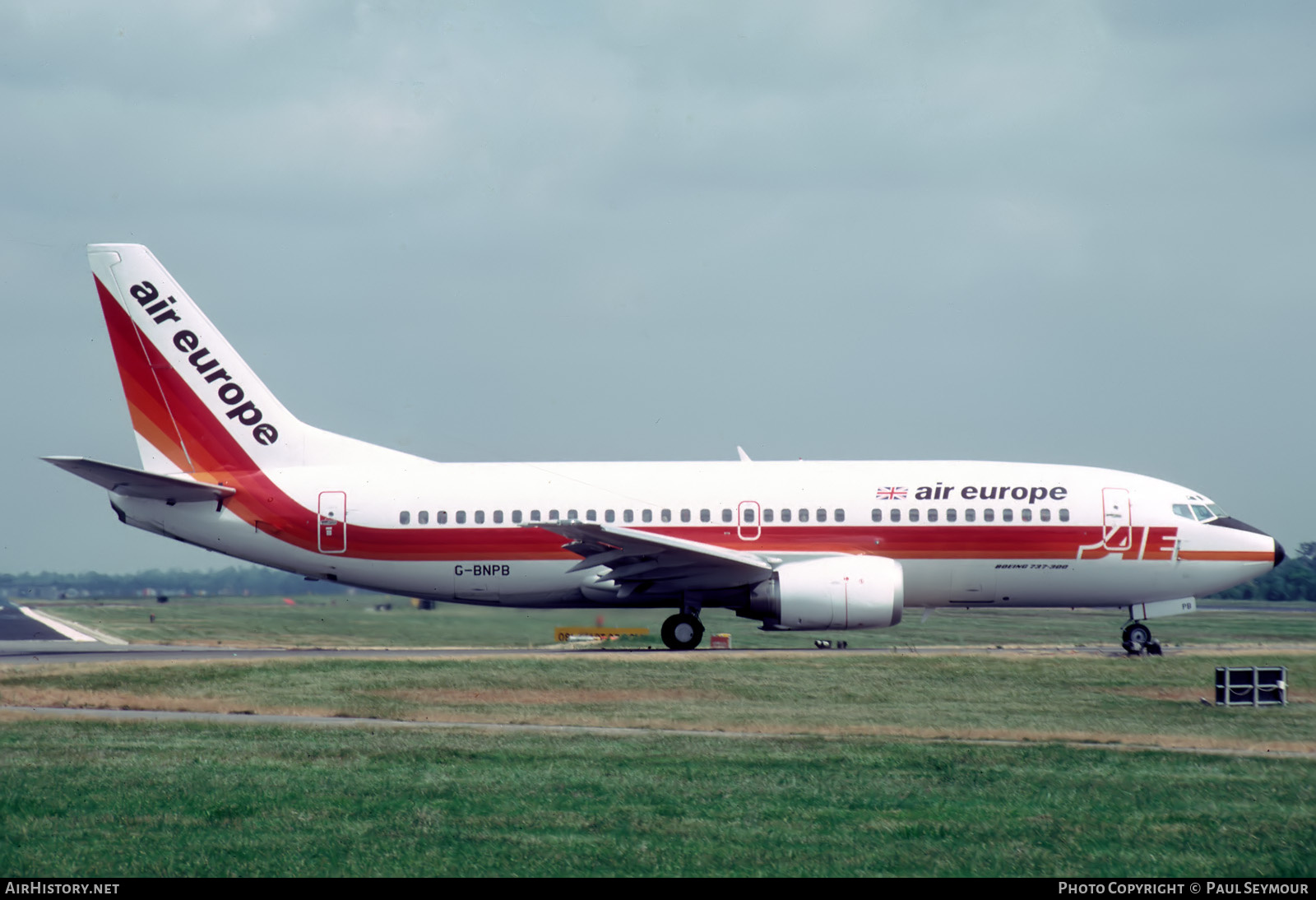 Aircraft Photo of G-BNPB | Boeing 737-3S3 | Air Europe | AirHistory.net #814039