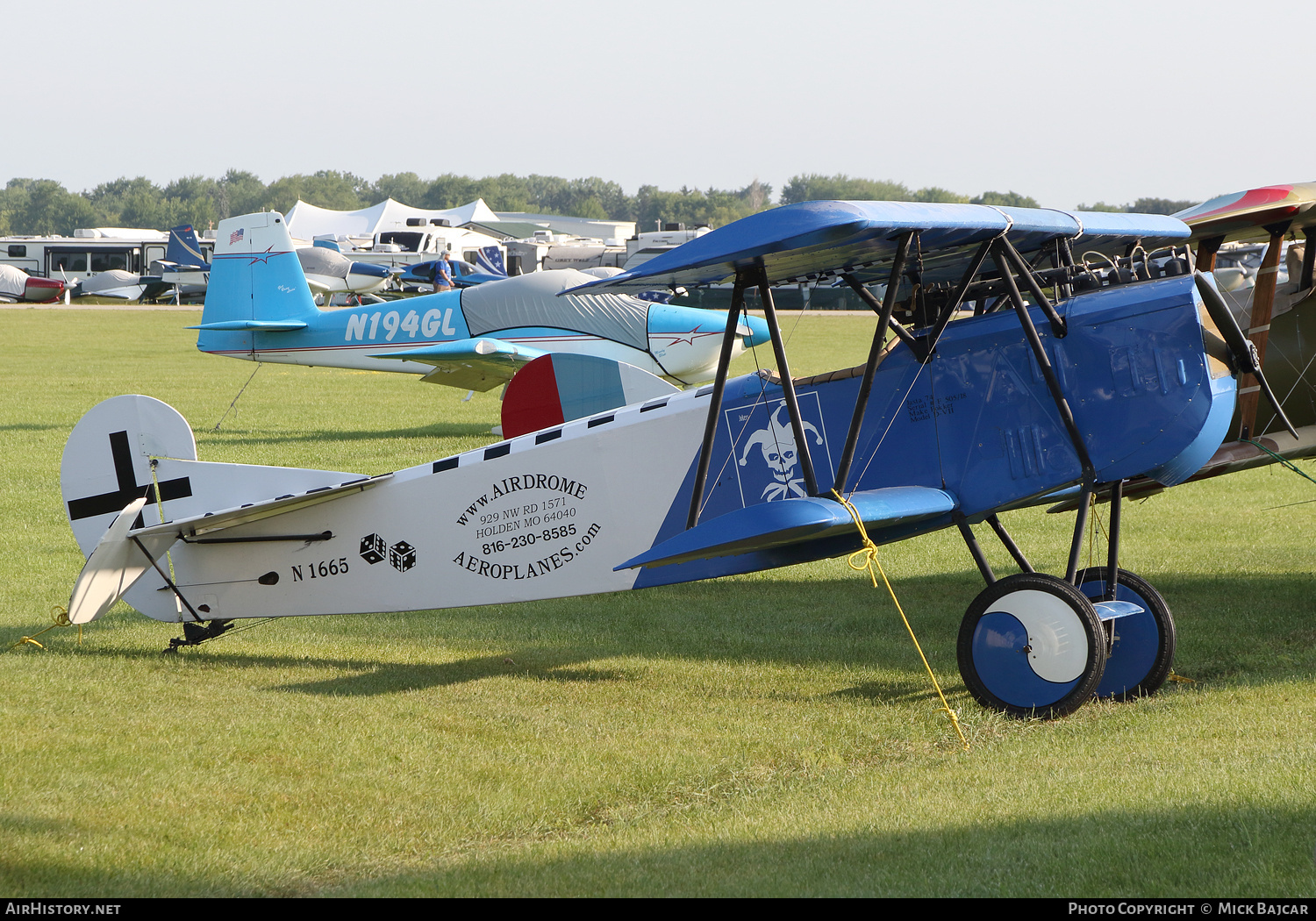 Aircraft Photo of N1665 | Fokker D.VII (replica) | AirHistory.net #814062