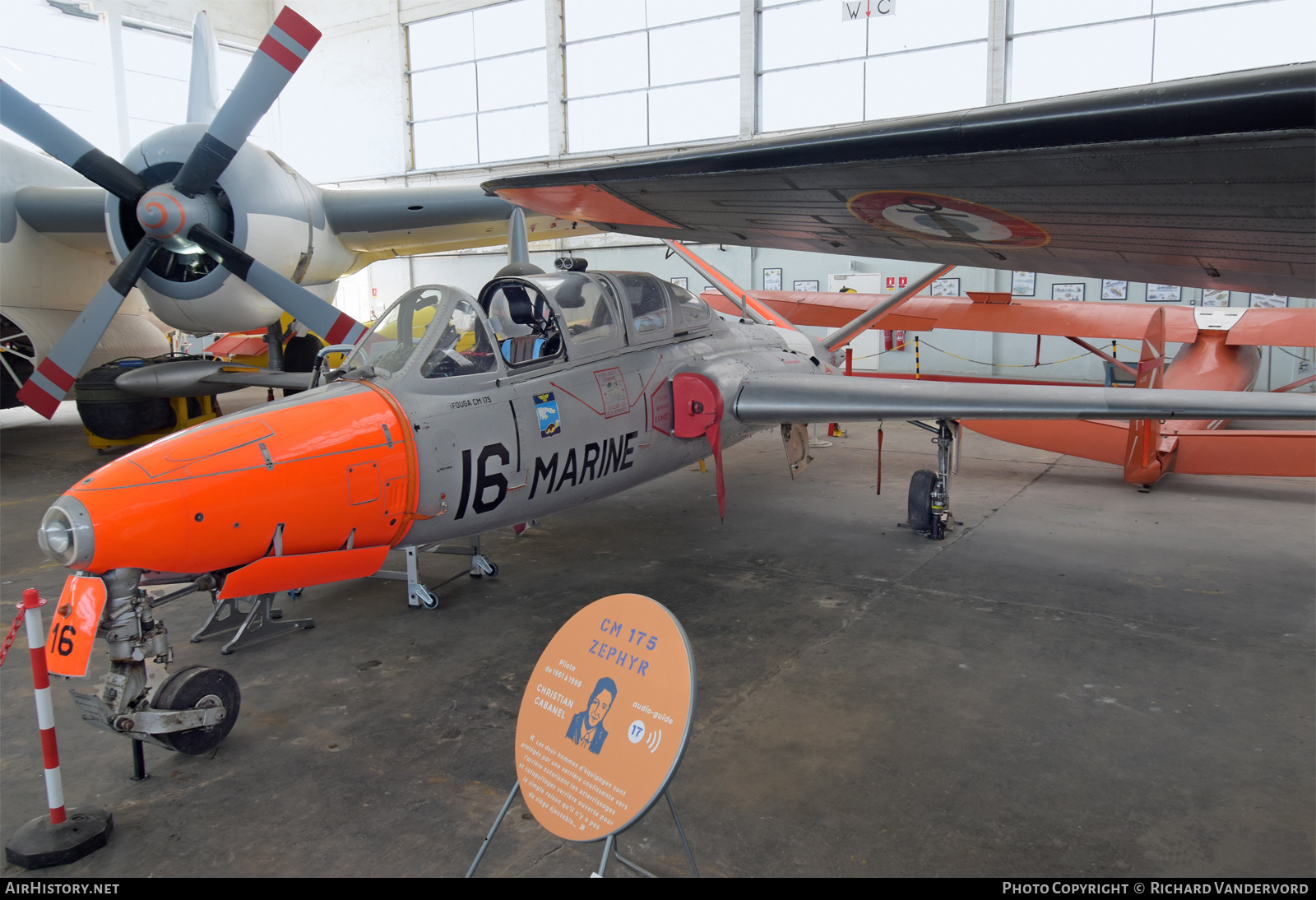 Aircraft Photo of 16 | Fouga CM-175 Zéphyr | France - Navy | AirHistory.net #814067