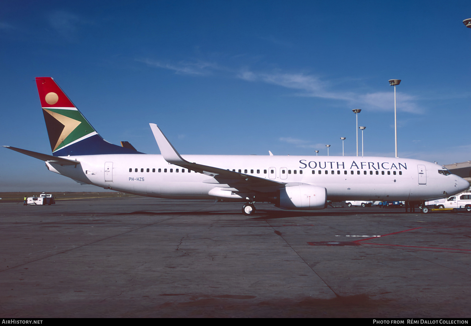 Aircraft Photo of PH-HZS | Boeing 737-8BG | South African Airways | AirHistory.net #814075
