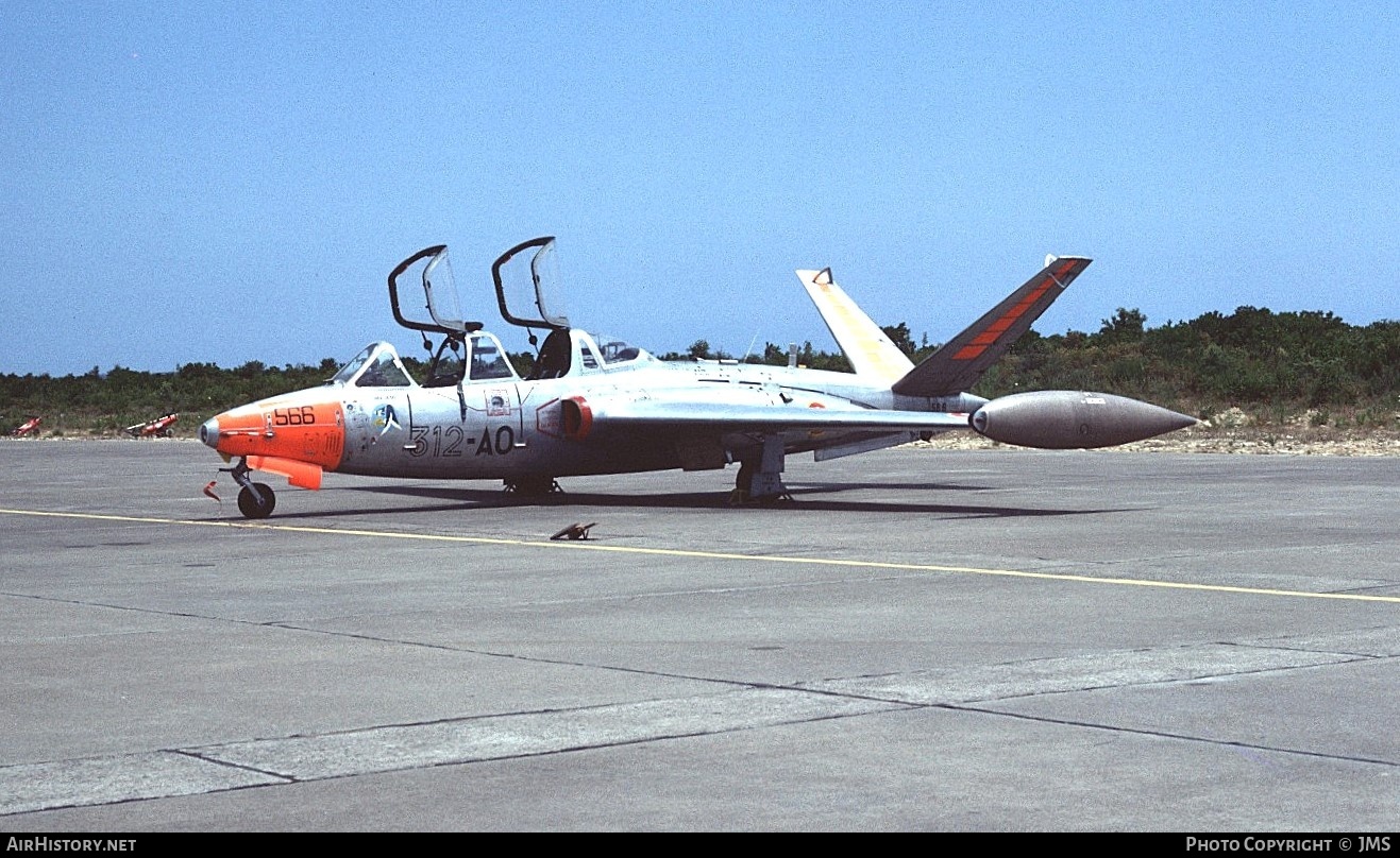Aircraft Photo of 566 | Fouga CM-170R Magister | France - Air Force | AirHistory.net #814094