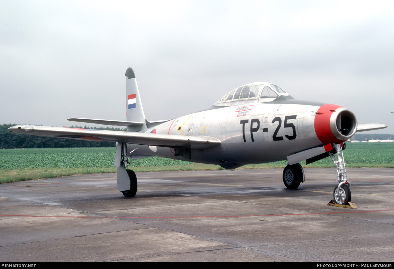 Aircraft Photo of K-6 | Republic F-84E Thunderjet | Netherlands - Air Force | AirHistory.net #814117