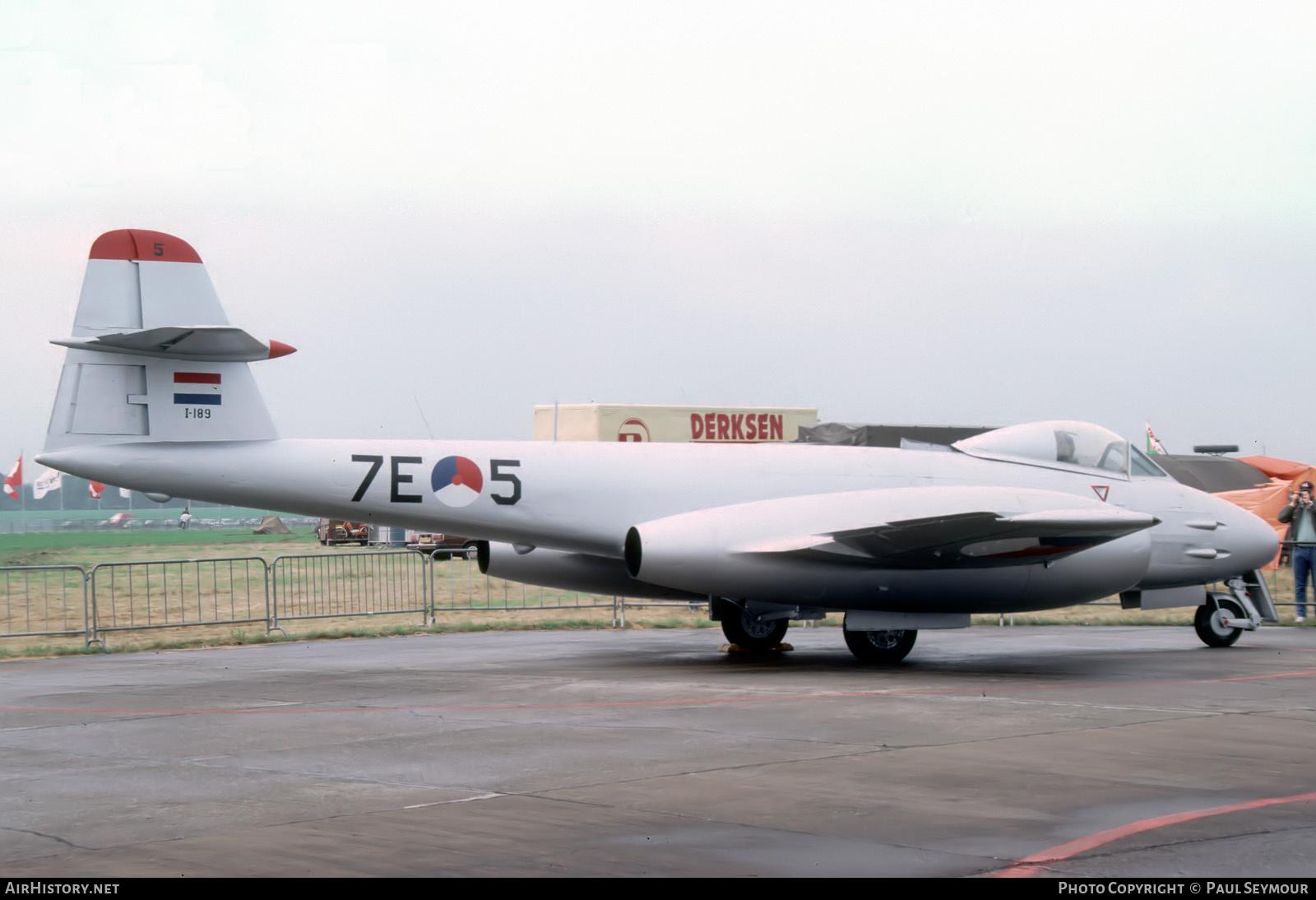 Aircraft Photo of I-189 | Gloster Meteor F8 | Netherlands - Air Force | AirHistory.net #814121