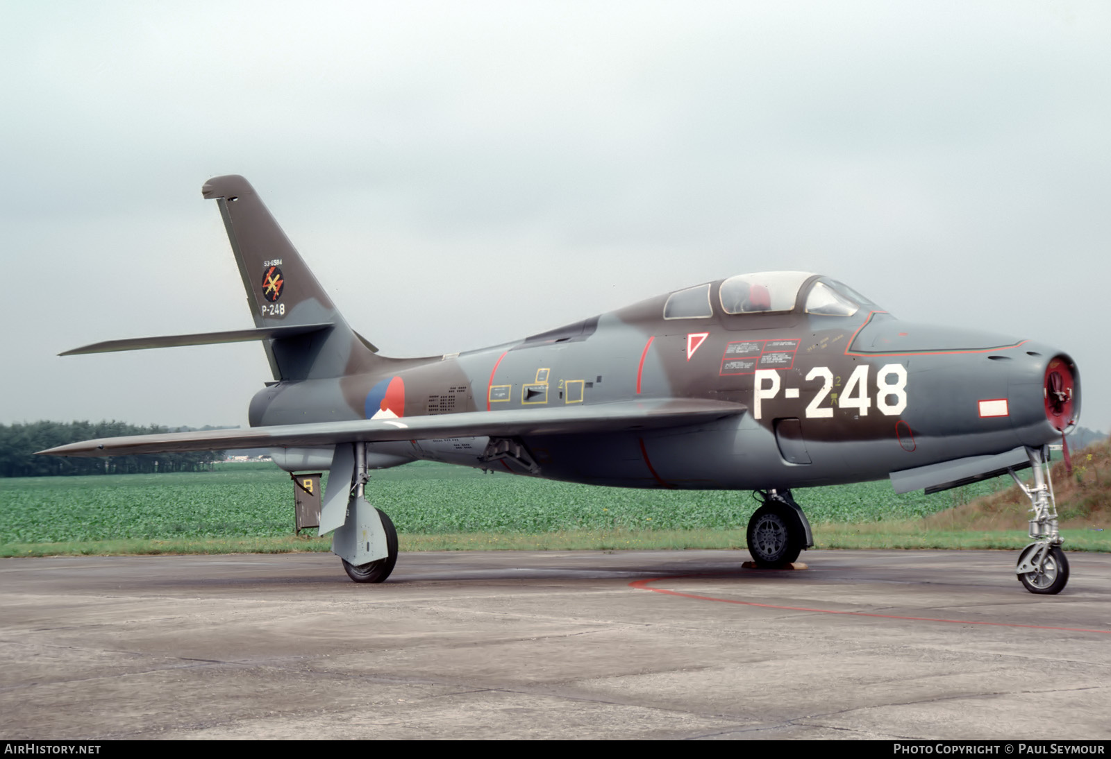 Aircraft Photo of P-248 | Republic F-84F Thunderstreak | Netherlands - Air Force | AirHistory.net #814123