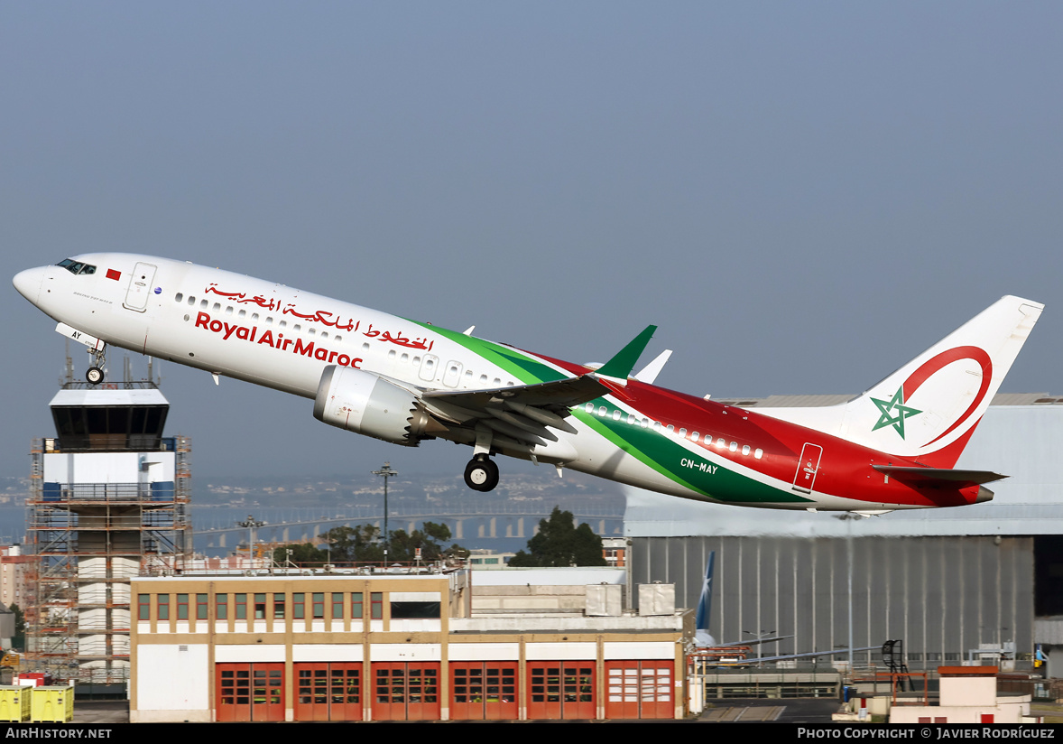 Aircraft Photo of CN-MAY | Boeing 737-8 Max 8 | Royal Air Maroc - RAM | AirHistory.net #814129
