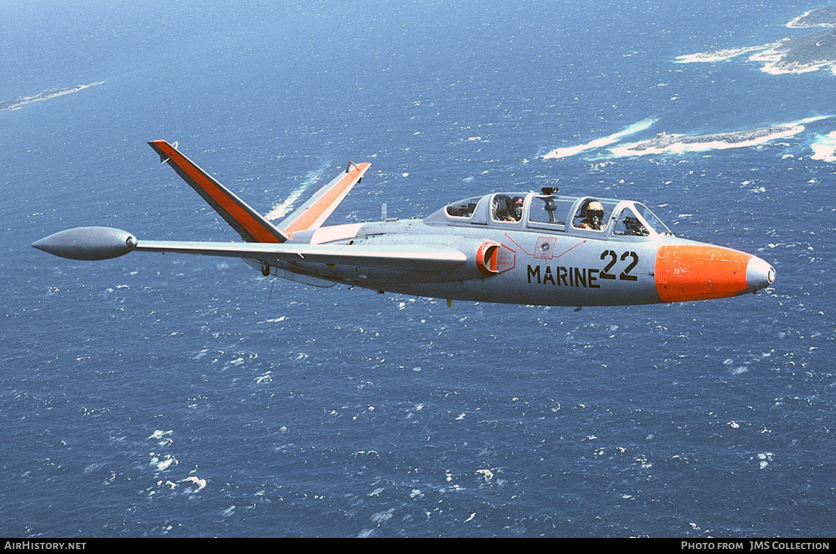 Aircraft Photo of 22 | Fouga CM-175 Zéphyr | France - Navy | AirHistory.net #814136