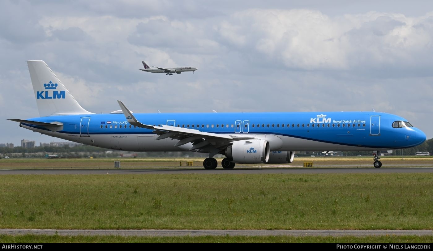 Aircraft Photo of PH-AXD | Airbus A321-252NX | KLM - Royal Dutch Airlines | AirHistory.net #814144