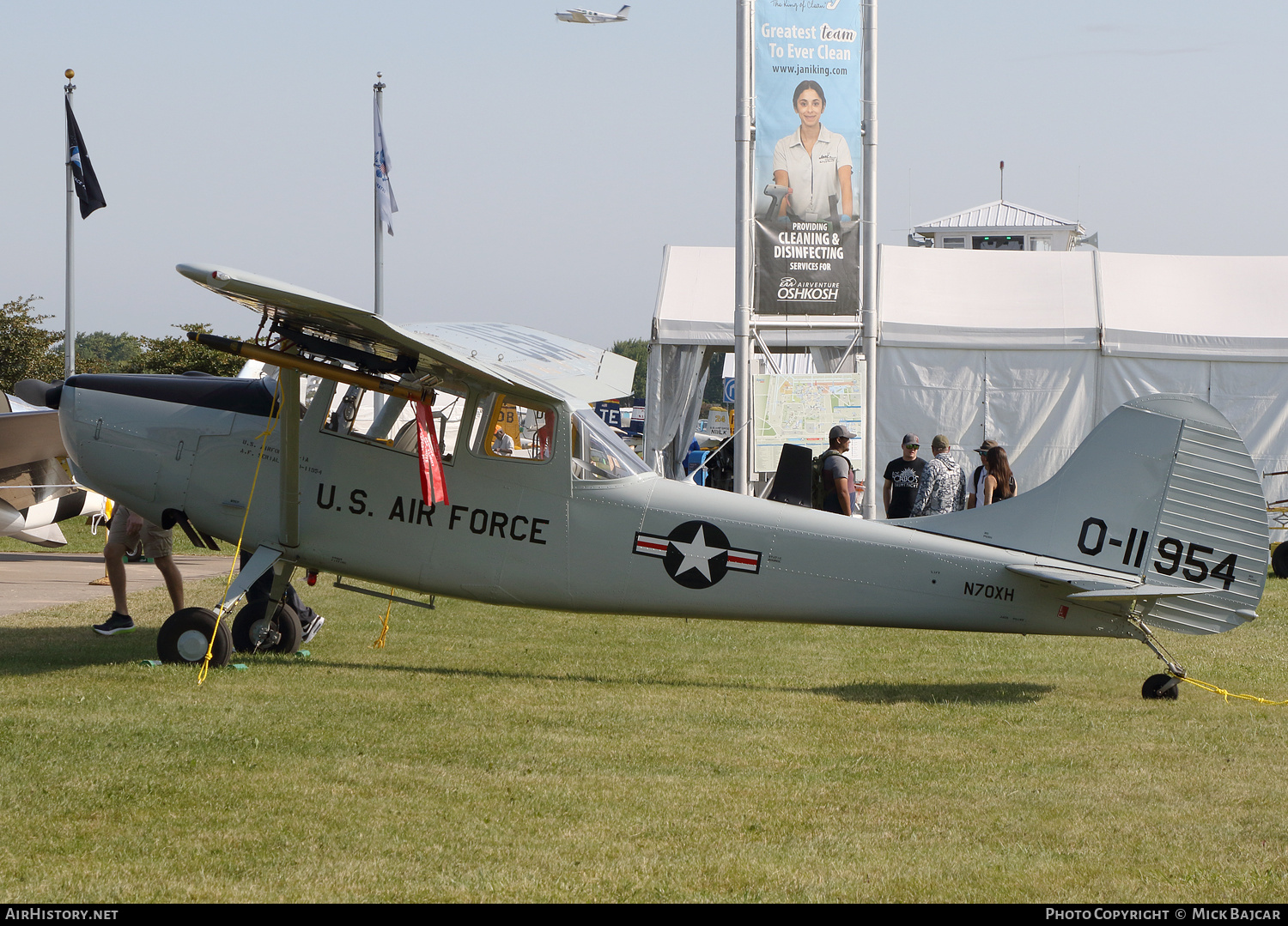 Aircraft Photo of N70XH / 0-11954 | Cessna O-1A Bird Dog | USA - Air Force | AirHistory.net #814150