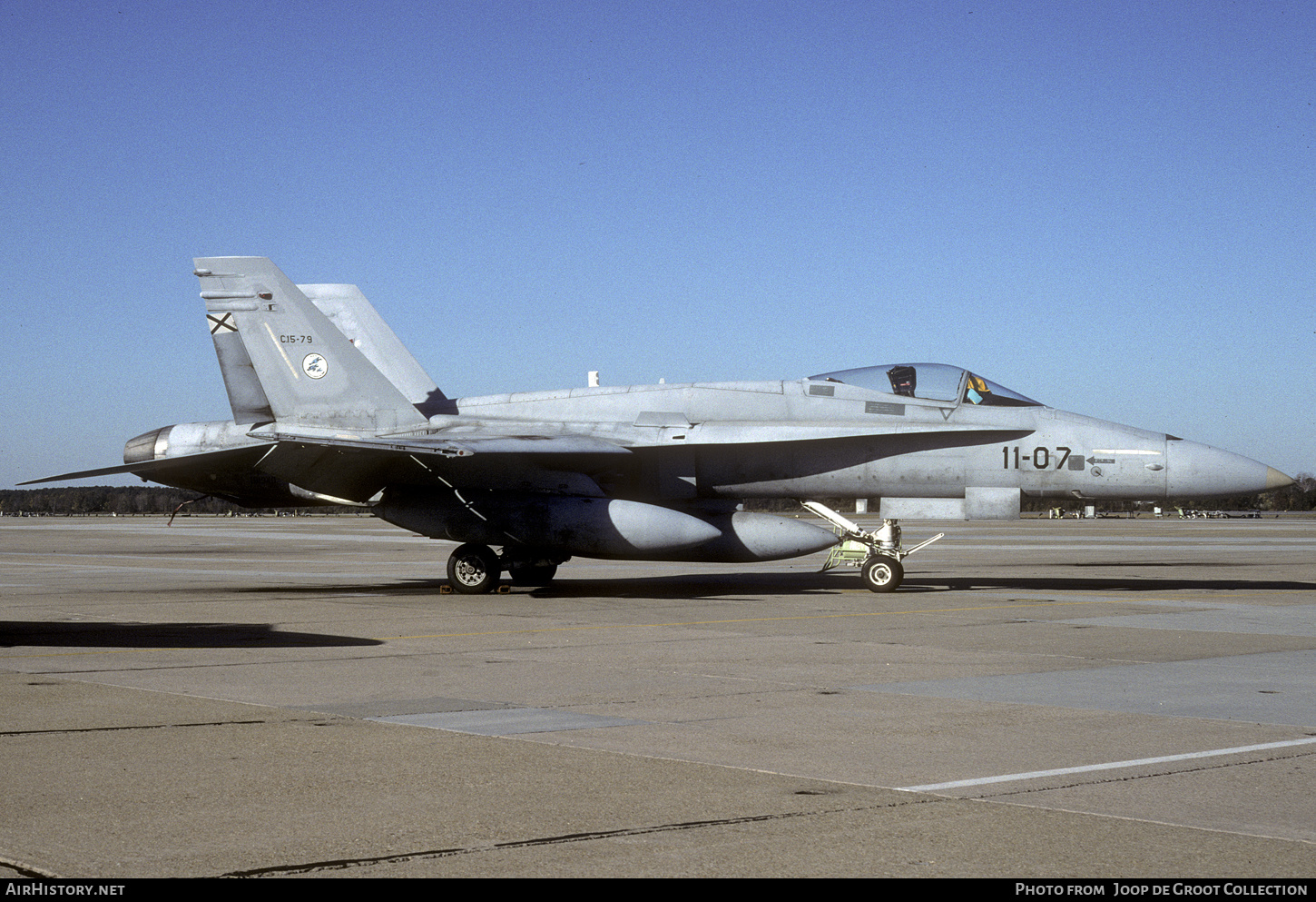 Aircraft Photo of C.15-79 | McDonnell Douglas F/A-18A Hornet | Spain - Air Force | AirHistory.net #814166