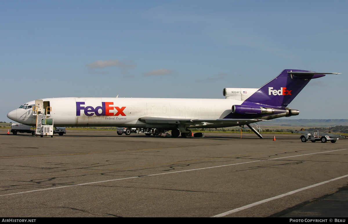 Aircraft Photo of N204FE | Boeing 727-2S2F/Adv | Fedex - Federal Express | AirHistory.net #814170