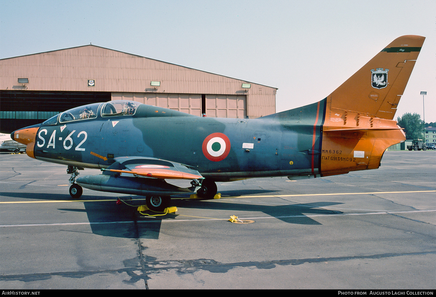 Aircraft Photo of MM6362 | Fiat G-91T/1 | Italy - Air Force | AirHistory.net #814214