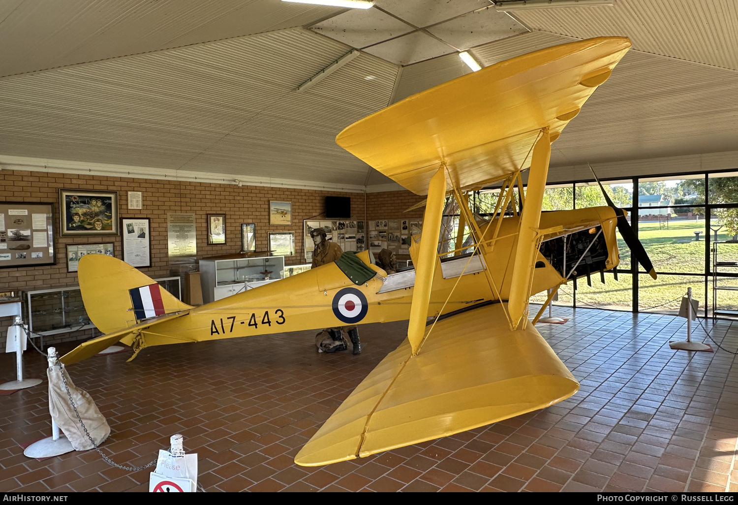 Aircraft Photo of A17-443 | De Havilland D.H. 82A Tiger Moth | Australia - Air Force | AirHistory.net #814219