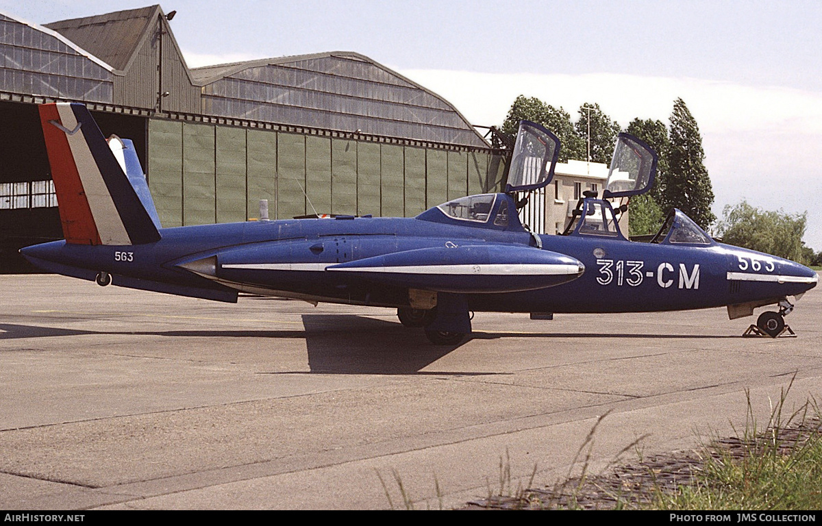 Aircraft Photo of 563 | Fouga CM-170R Magister | France - Air Force | AirHistory.net #814265