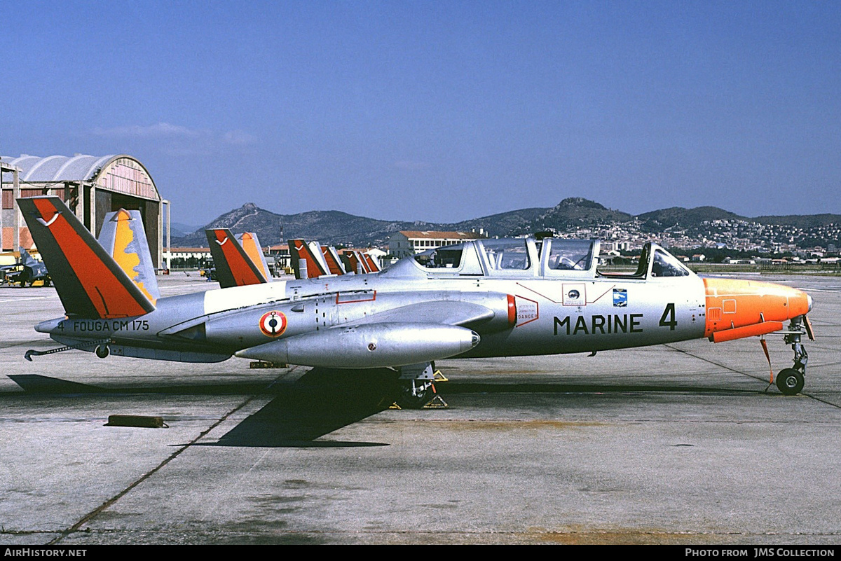 Aircraft Photo of 4 | Fouga CM-175 Zéphyr | France - Navy | AirHistory.net #814269