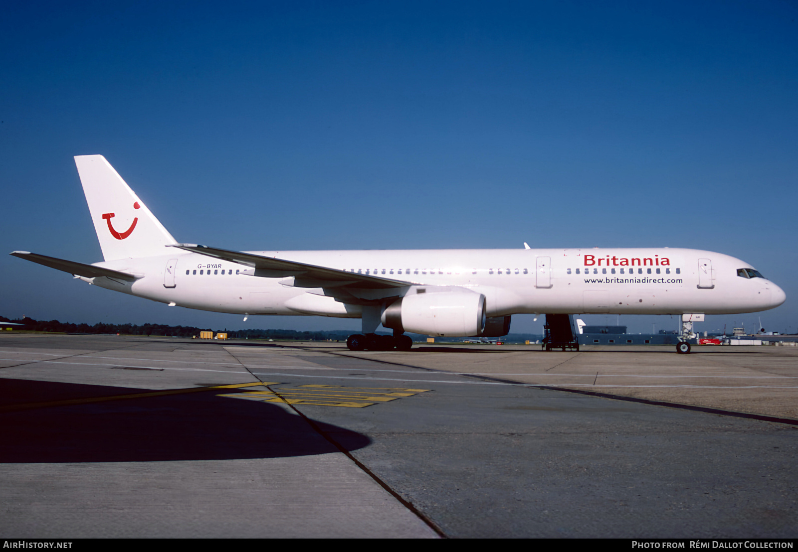 Aircraft Photo of G-BYAR | Boeing 757-204 | Britannia Airways | AirHistory.net #814300