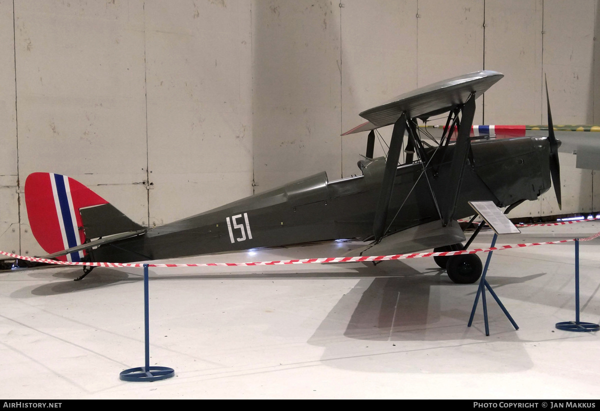 Aircraft Photo of 151 | De Havilland D.H. 82A Tiger Moth | Norway - Air Force | AirHistory.net #814303