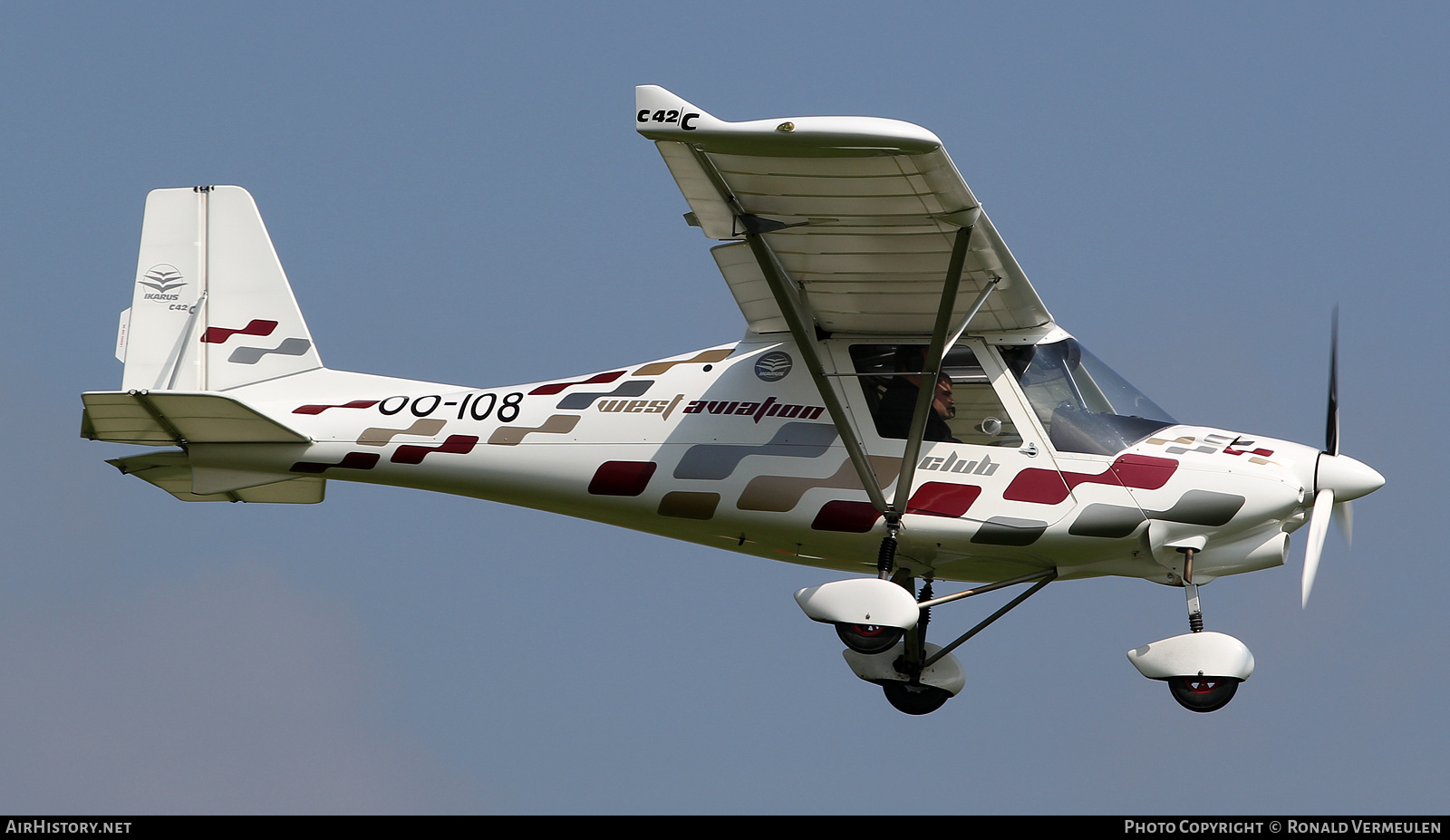 Aircraft Photo of OO-I08 | Comco Ikarus C42C | West Aviation | AirHistory.net #814313