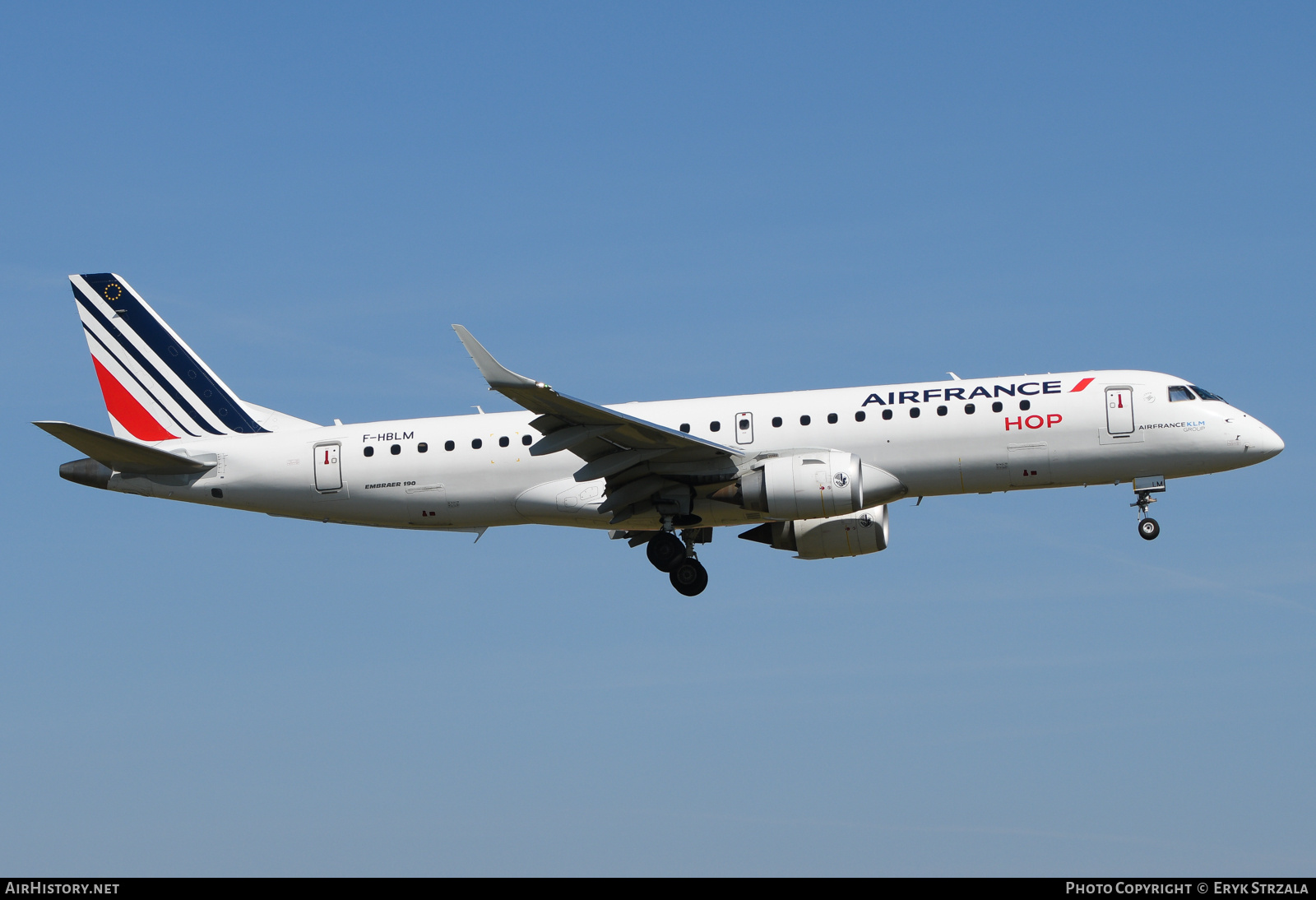 Aircraft Photo of F-HBLM | Embraer 190STD (ERJ-190-100STD) | Air France | AirHistory.net #814329