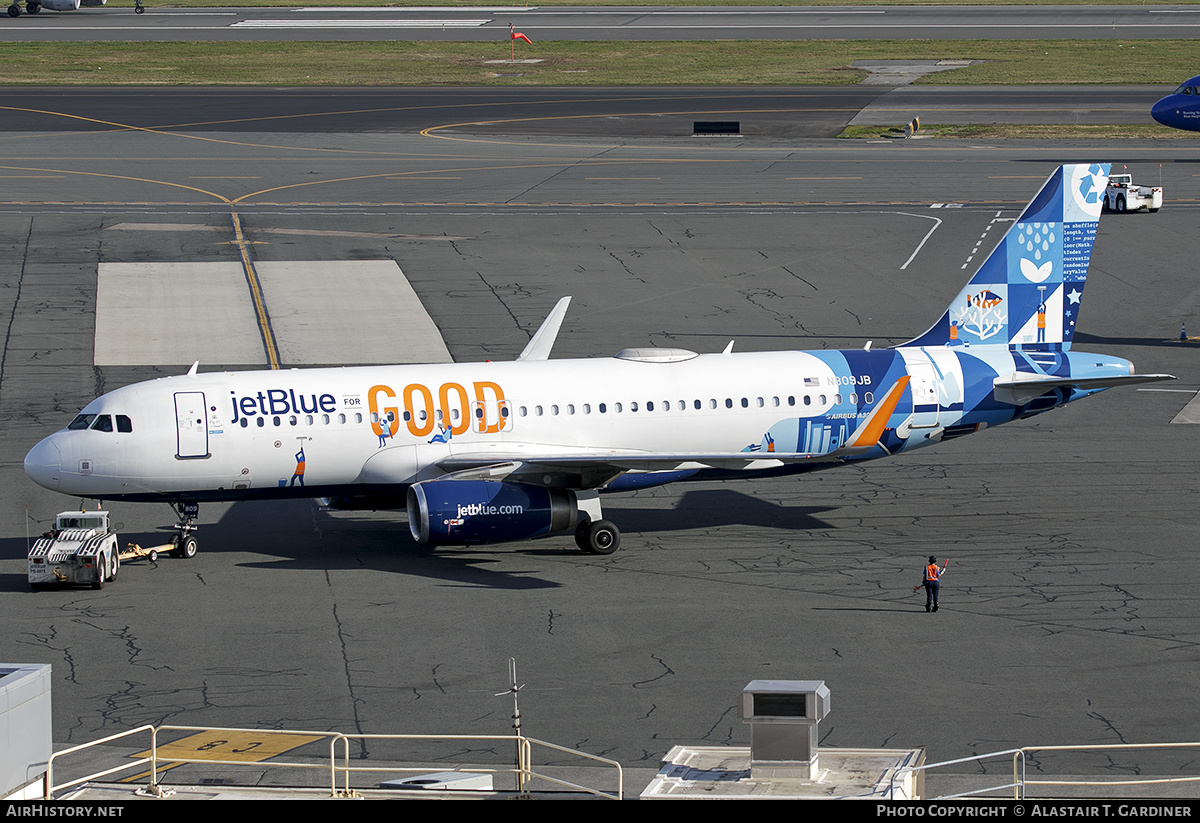 Aircraft Photo of N809JB | Airbus A320-232 | JetBlue Airways | AirHistory.net #814351
