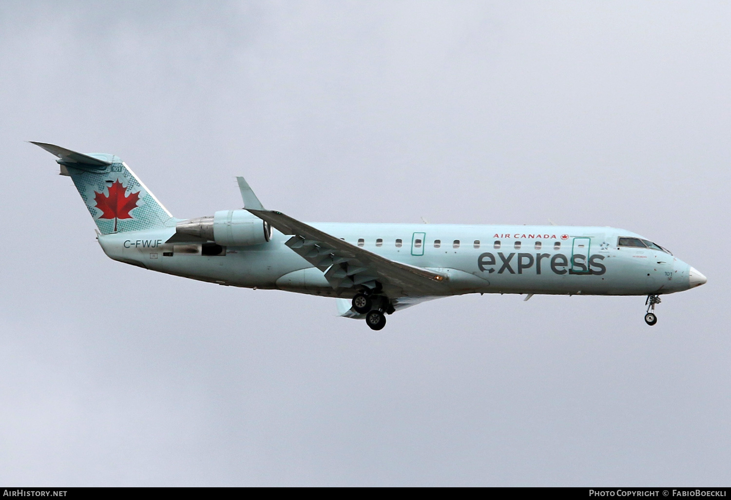 Aircraft Photo of C-FWJF | Canadair CRJ-100ER (CL-600-2B19) | Air Canada Express | AirHistory.net #814369