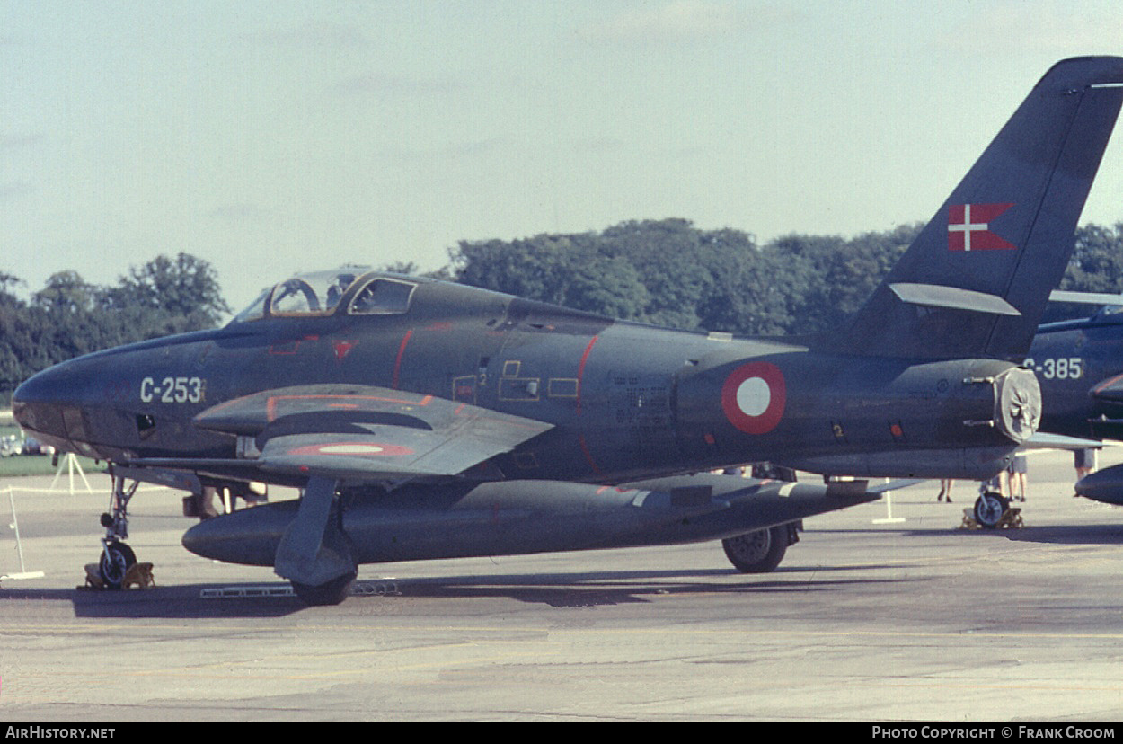Aircraft Photo of C-253 | Republic RF-84F Thunderflash | Denmark - Air Force | AirHistory.net #814390