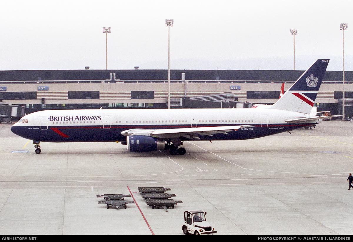 Aircraft Photo of G-BNWK | Boeing 767-336/ER | British Airways | AirHistory.net #814391