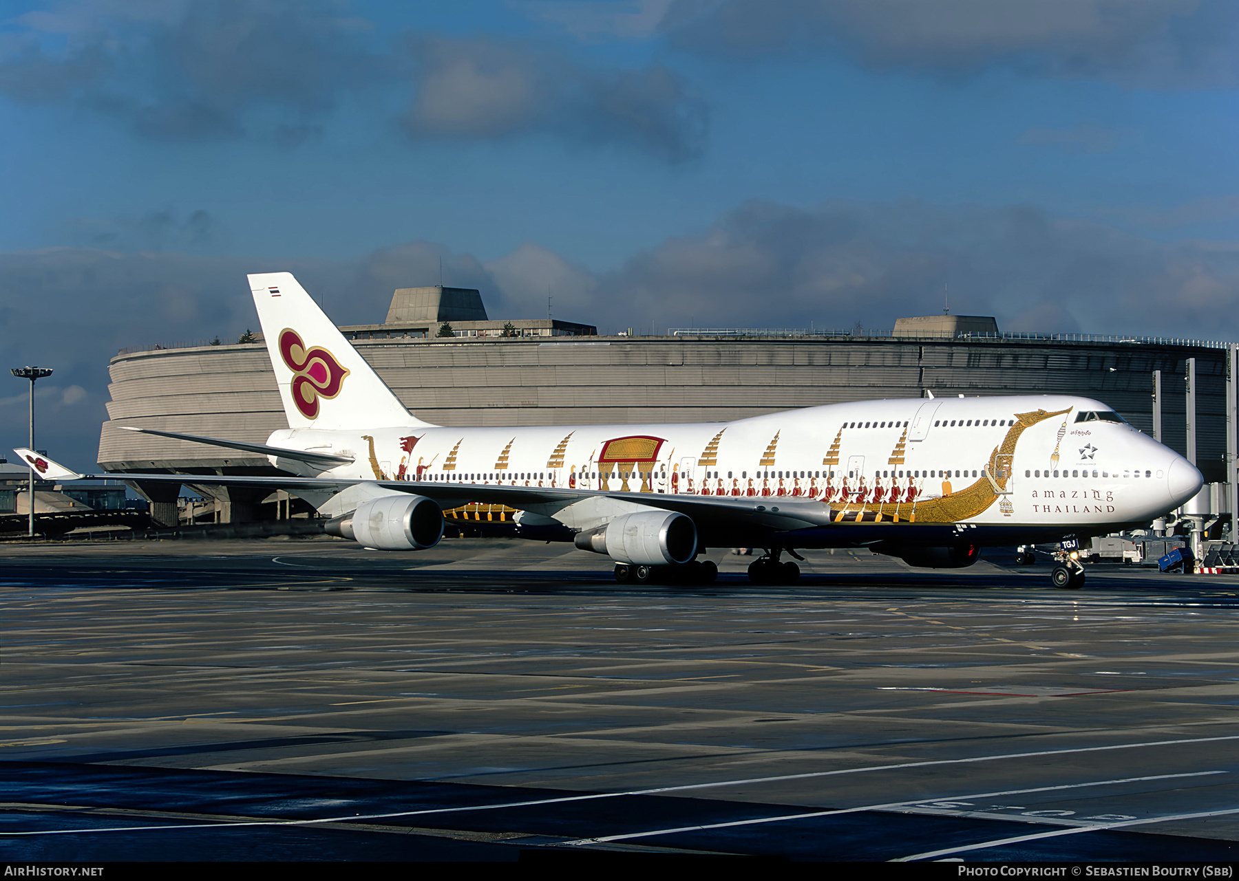 Aircraft Photo of HS-TGJ | Boeing 747-4D7 | Thai Airways International | AirHistory.net #814414