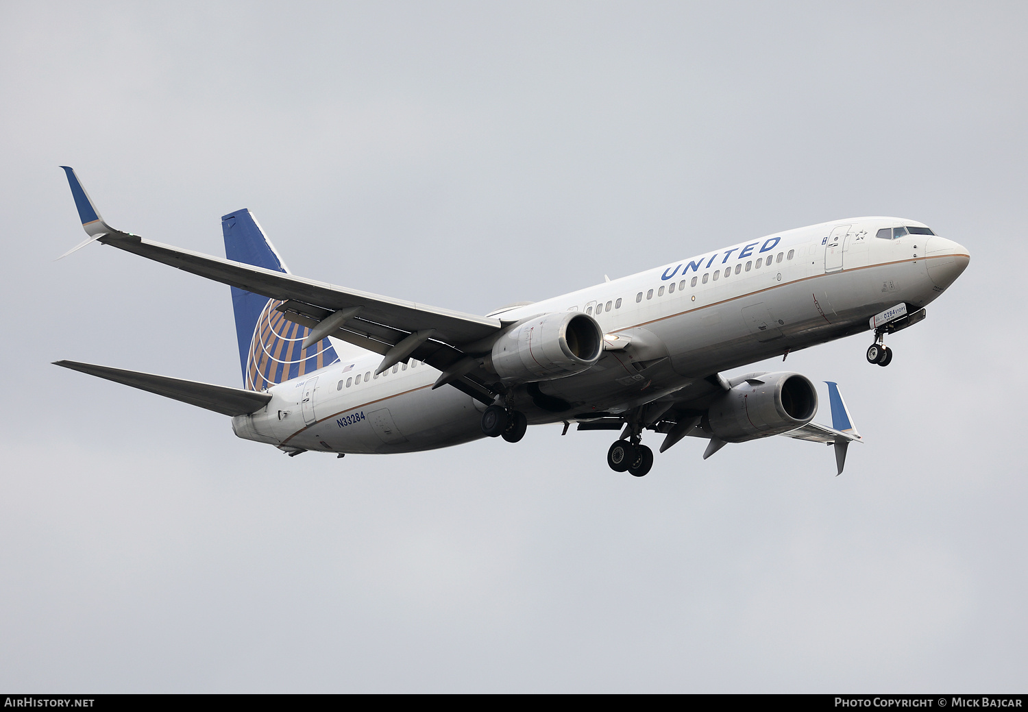Aircraft Photo of N33284 | Boeing 737-824 | United Airlines | AirHistory.net #814425