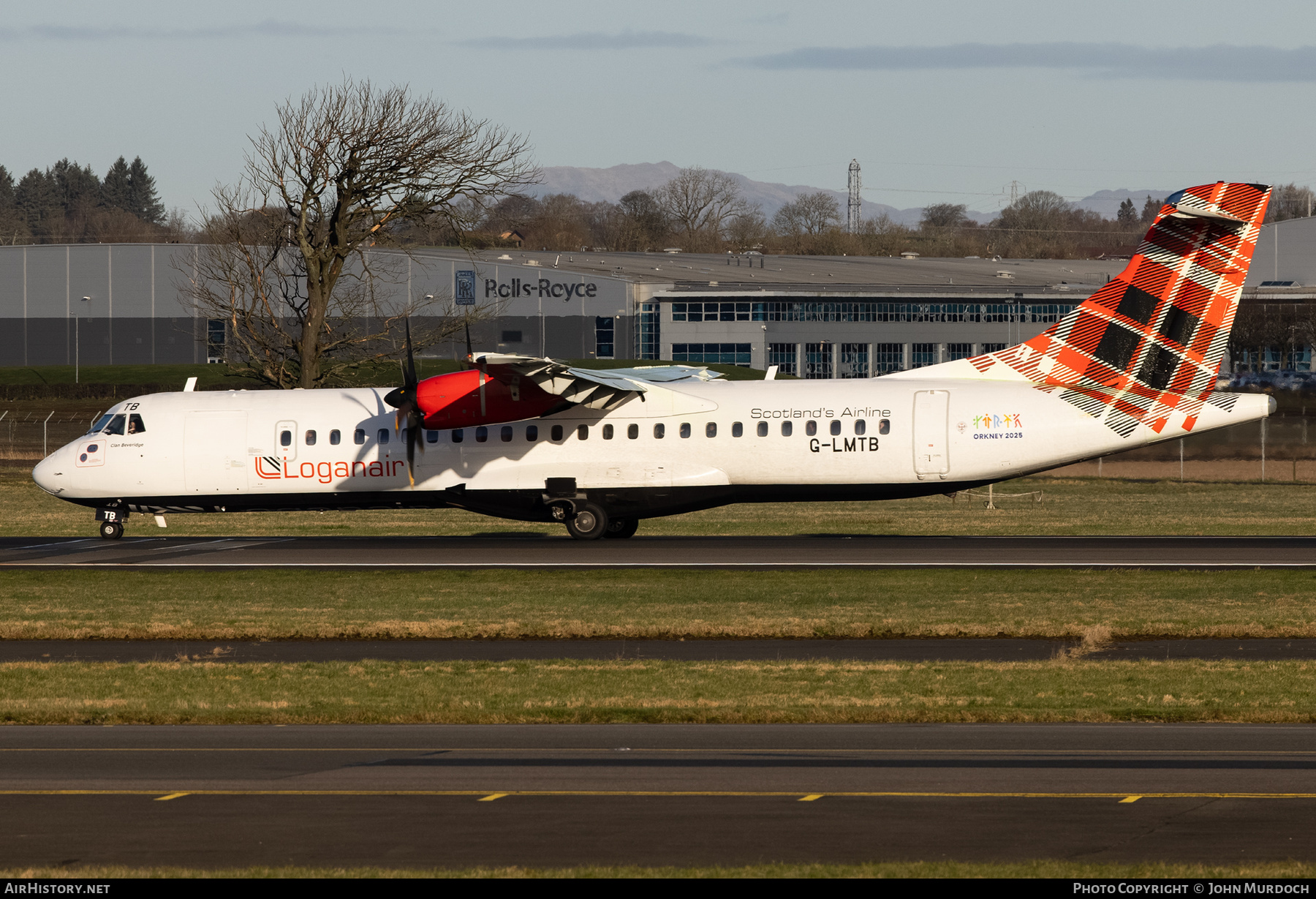 Aircraft Photo of G-LMTB | ATR ATR-72-600 (ATR-72-212A) | Loganair | AirHistory.net #814441