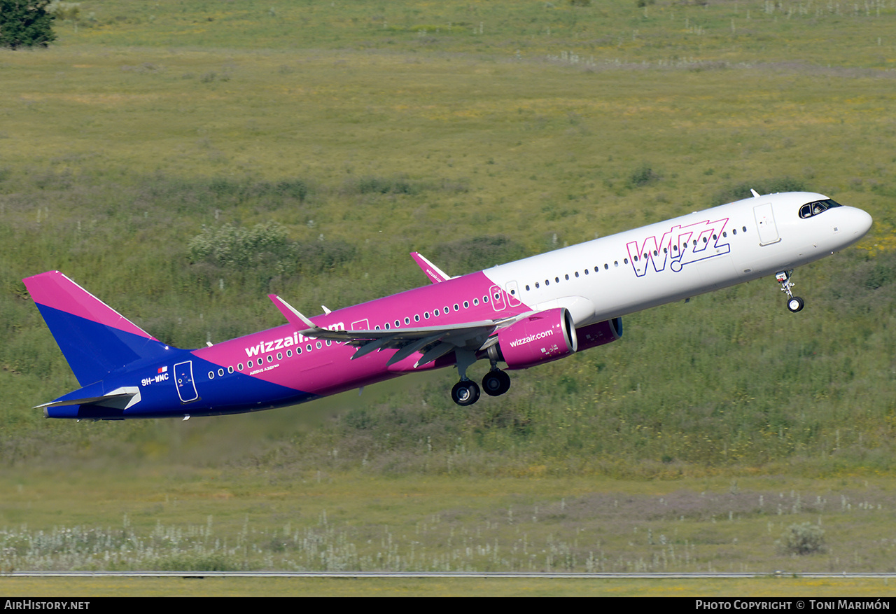 Aircraft Photo of 9H-WMC | Airbus A321-271NX | Wizz Air | AirHistory.net #814444
