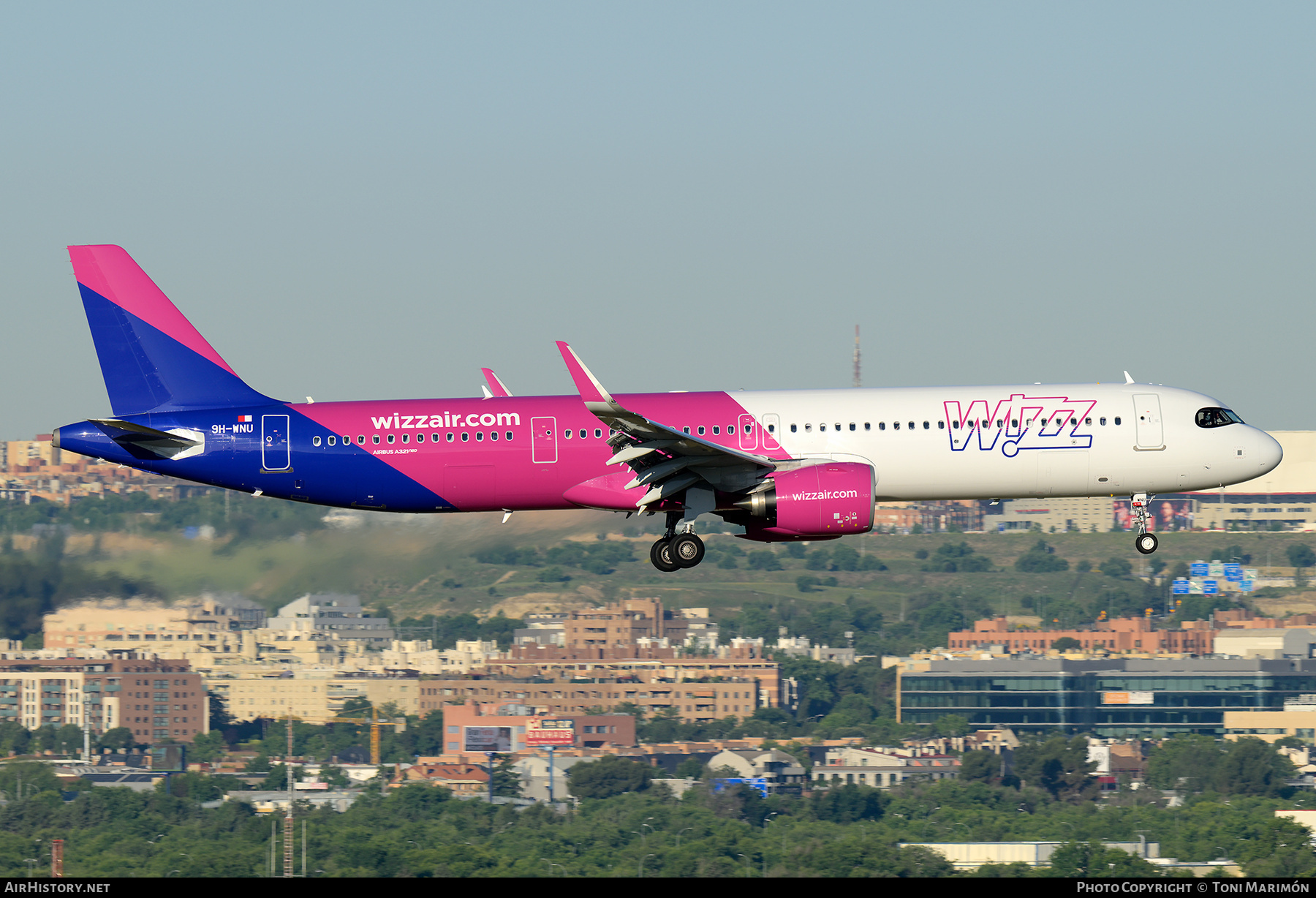 Aircraft Photo of 9H-WNU | Airbus A321-271NX | Wizz Air | AirHistory.net #814449