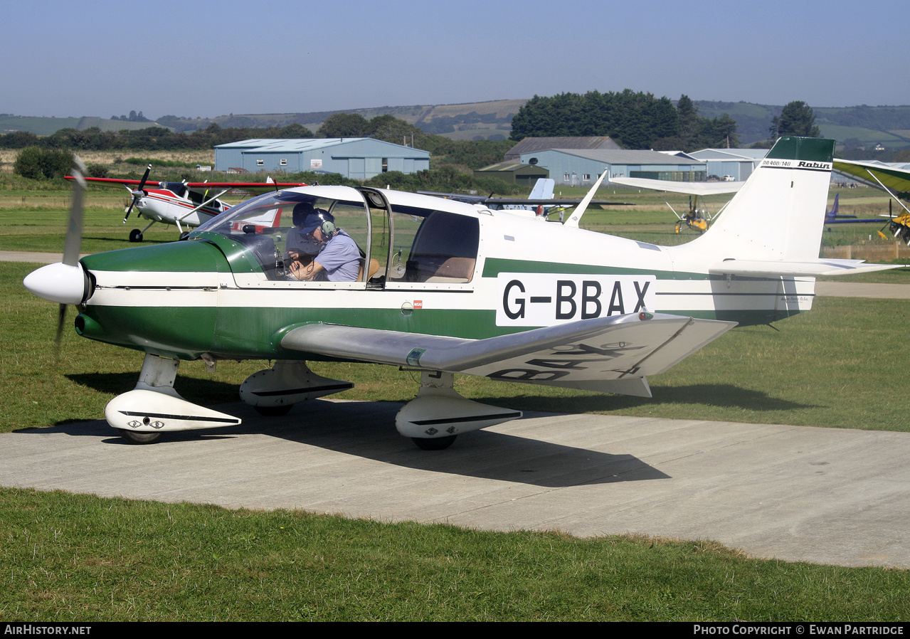 Aircraft Photo of G-BBAX | Robin DR-400-140B Major | AirHistory.net #814461