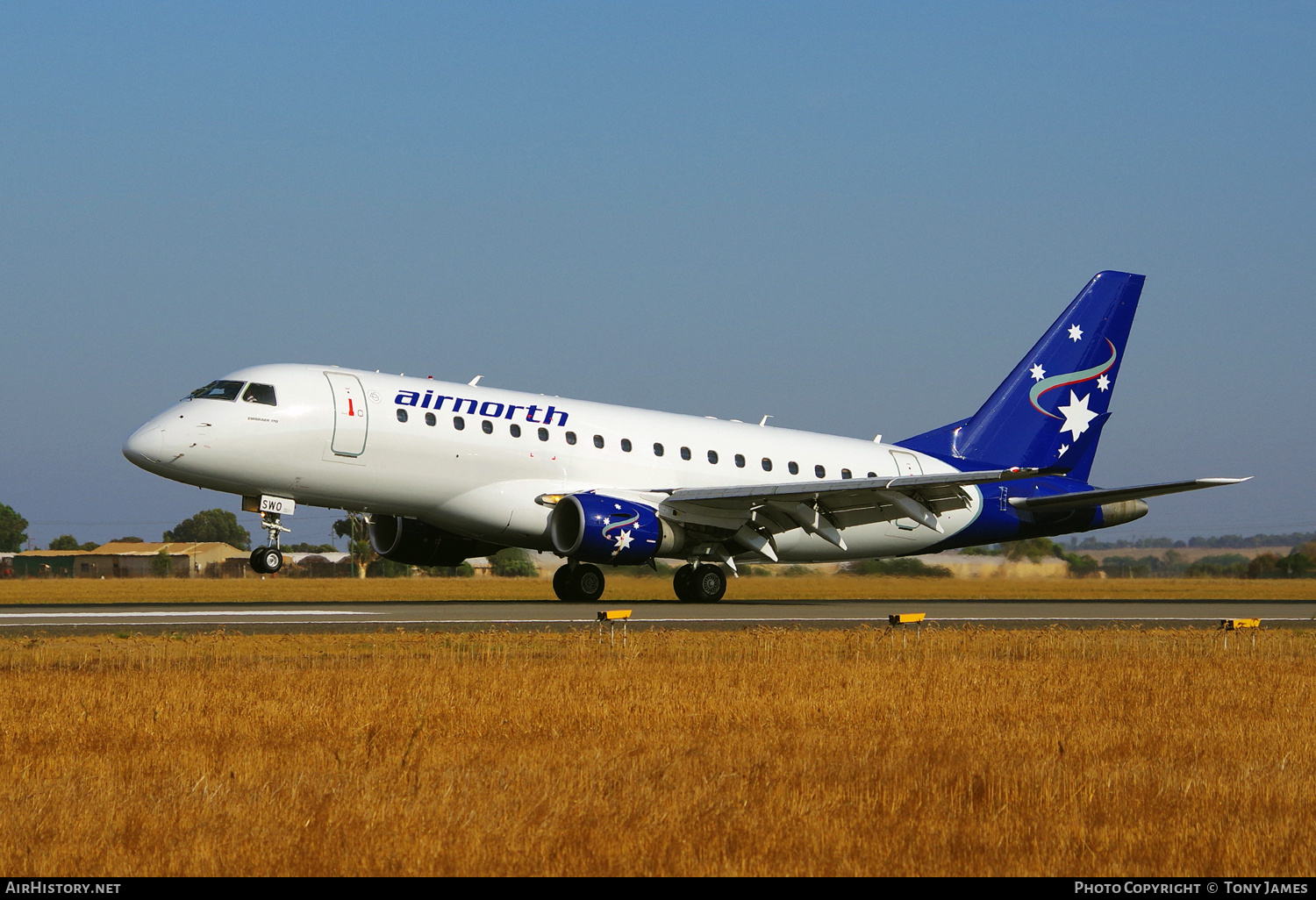 Aircraft Photo of VH-SWO | Embraer 170LR (ERJ-170-100LR) | Air North | AirHistory.net #814517