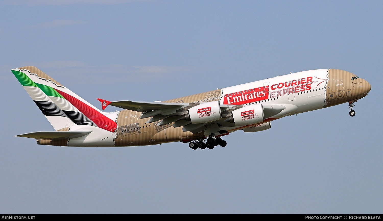 Aircraft Photo of A6-EET | Airbus A380-861 | Emirates | AirHistory.net #814544