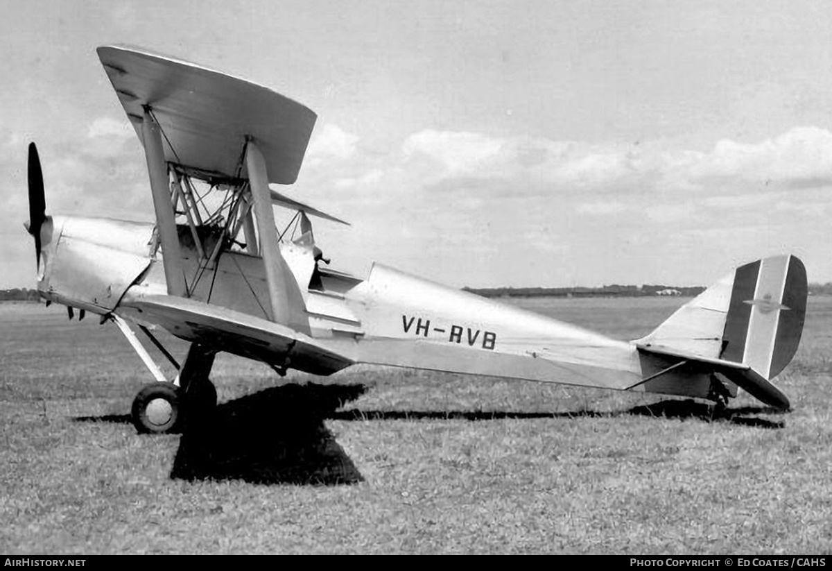 Aircraft Photo of VH-RVB | De Havilland D.H. 82A Tiger Moth | Royal Victorian Aero Club | AirHistory.net #814545