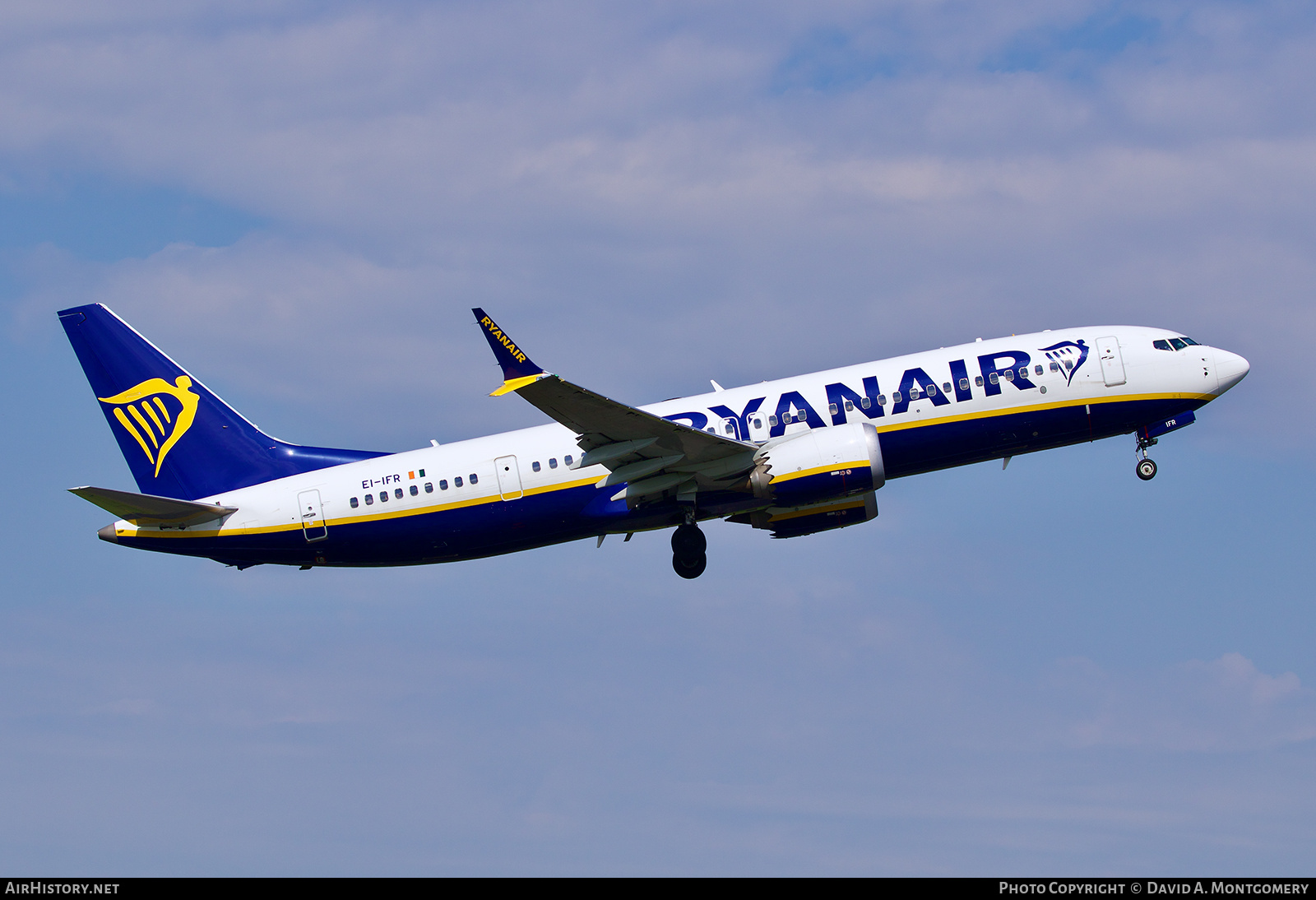 Aircraft Photo of EI-IFR | Boeing 737-8200 Max 200 | Ryanair | AirHistory.net #814547