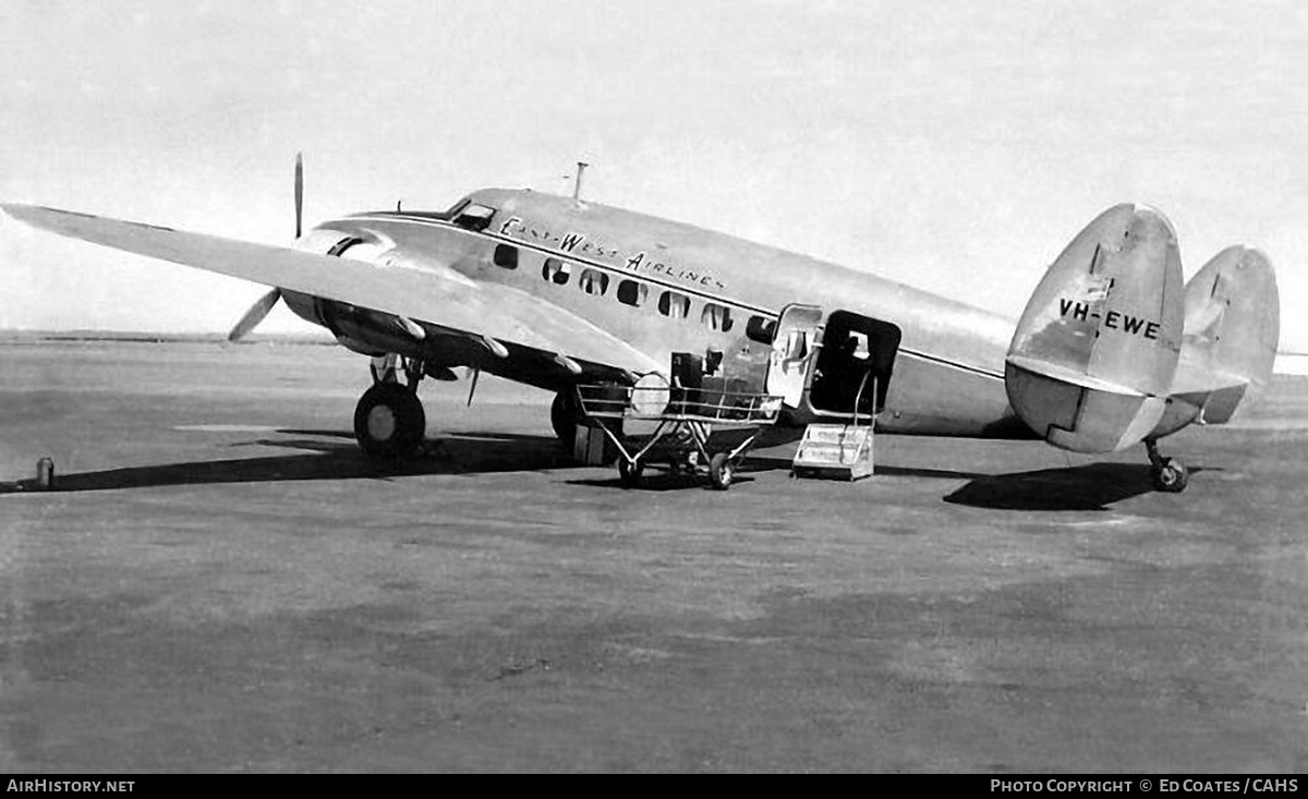 Aircraft Photo of VH-EWE | Lockheed 414 Hudson Mk.IVA | East-West Airlines | AirHistory.net #814548