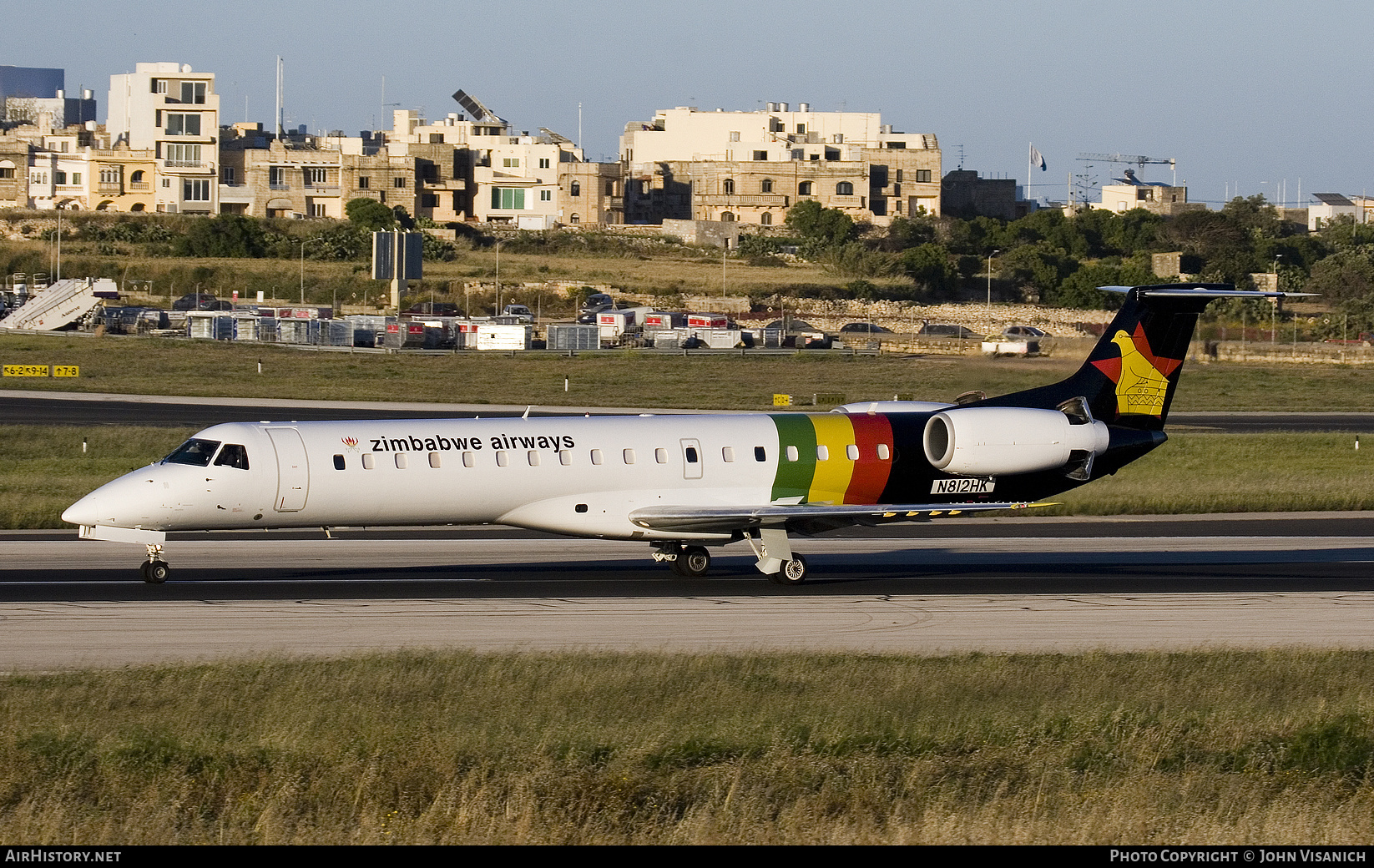 Aircraft Photo of N812HK | Embraer ERJ-145LR (EMB-145LR) | Zimbabwe Airways | AirHistory.net #814555