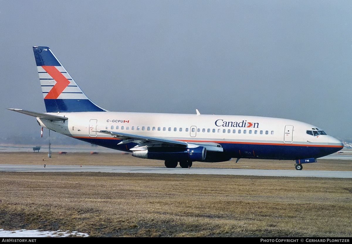 Aircraft Photo of C-GCPU | Boeing 737-217/Adv | Canadian Airlines | AirHistory.net #814567