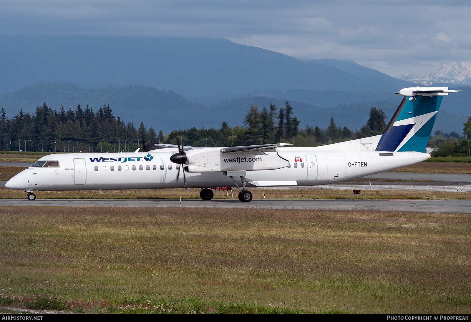 Aircraft Photo of C-FTEN | Bombardier DHC-8-402 Dash 8 | WestJet | AirHistory.net #814577