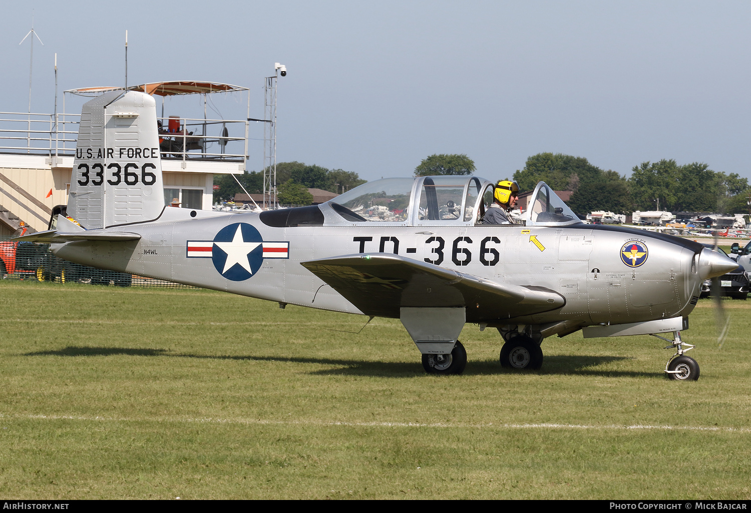 Aircraft Photo of N4WL / 33366 | Beech T-34A Mentor | USA - Air Force | AirHistory.net #814582