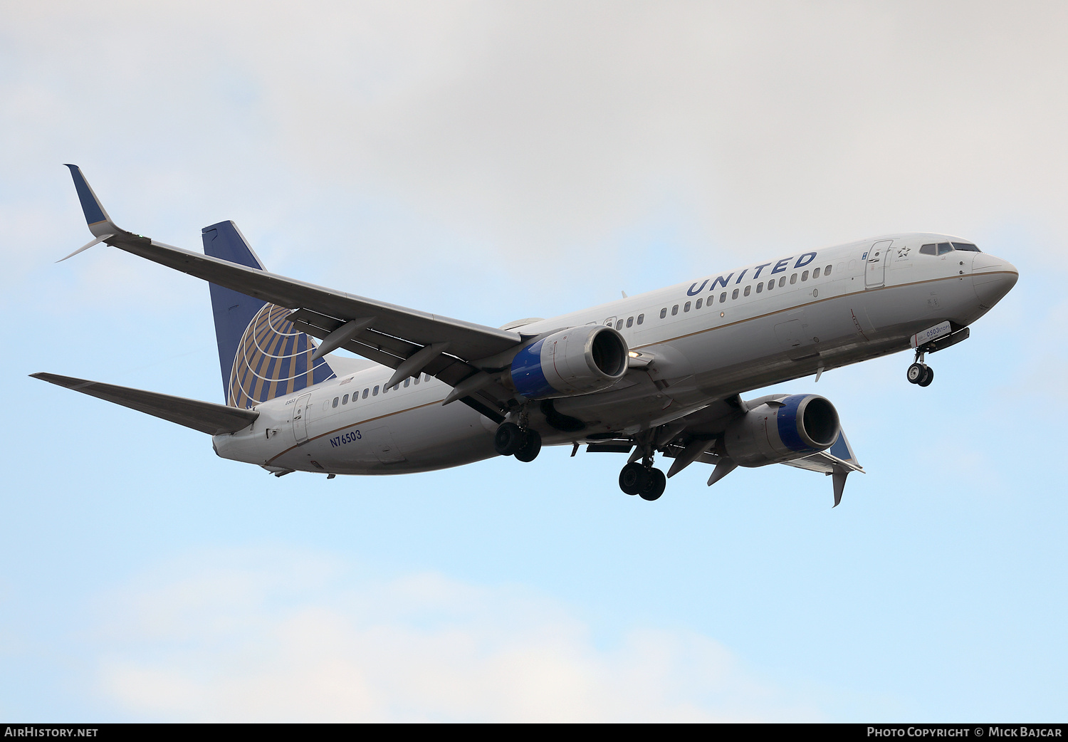 Aircraft Photo of N76503 | Boeing 737-824 | United Airlines | AirHistory.net #814599