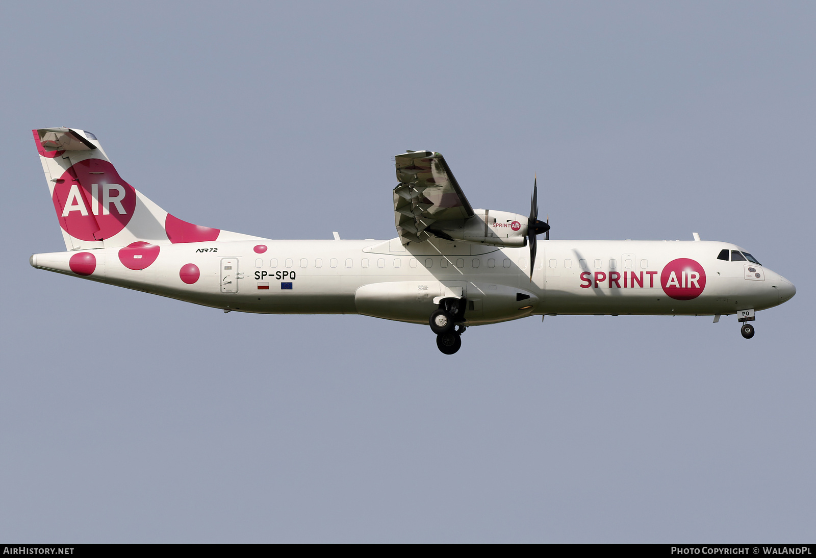 Aircraft Photo of SP-SPQ | ATR ATR-72-500/F (ATR-72-212A) | Sprint Air | AirHistory.net #814614