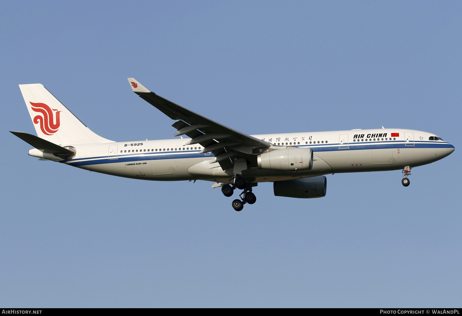 Aircraft Photo of B-5925 | Airbus A330-243 | Air China | AirHistory.net #814649