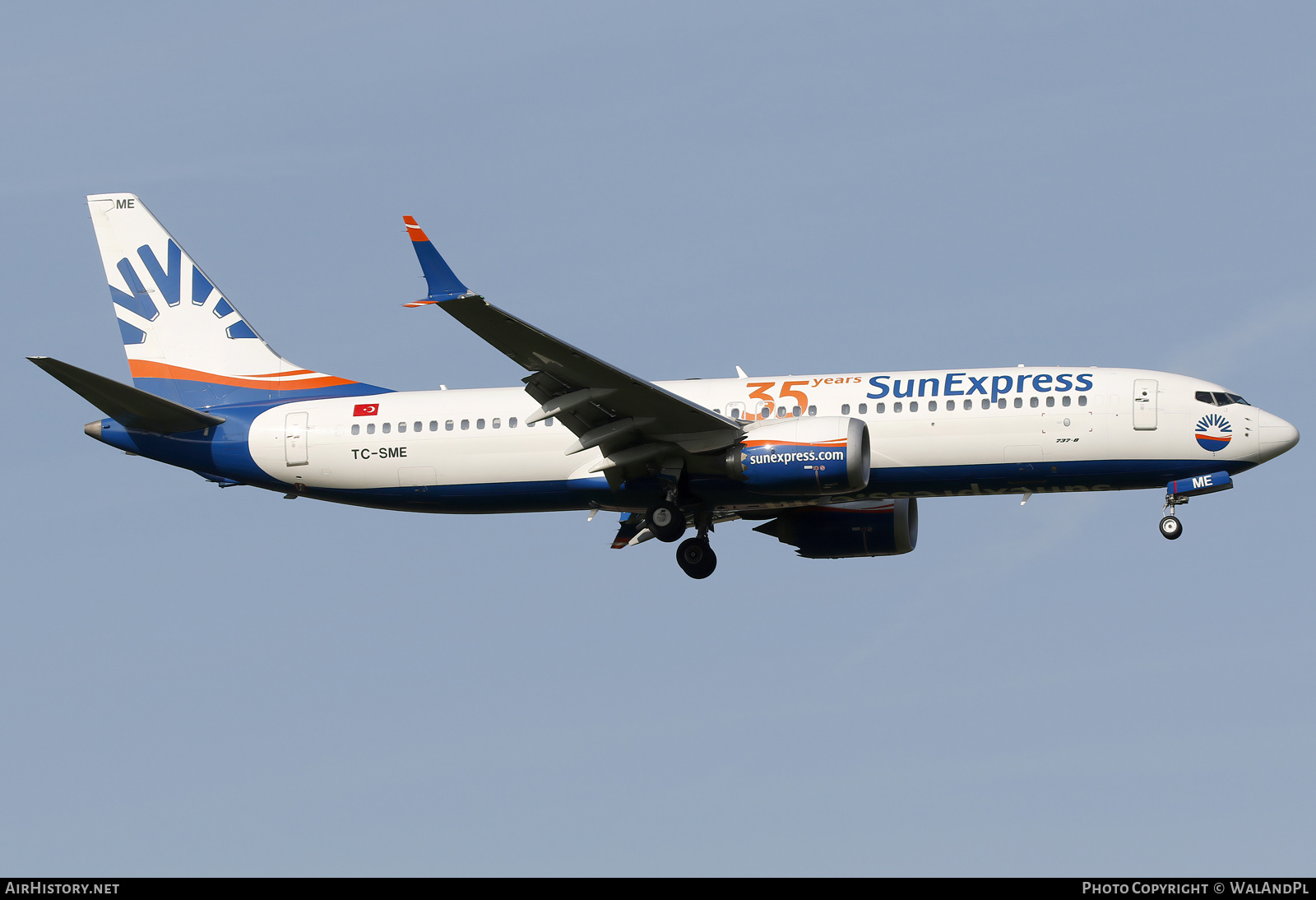 Aircraft Photo of TC-SME | Boeing 737-8 Max 8 | SunExpress | AirHistory.net #814693