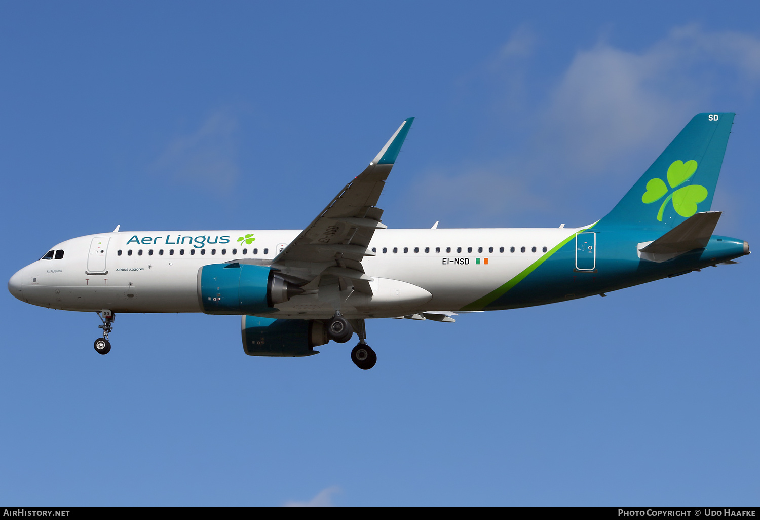 Aircraft Photo of EI-NSD | Airbus A320-251N | Aer Lingus | AirHistory.net #814695