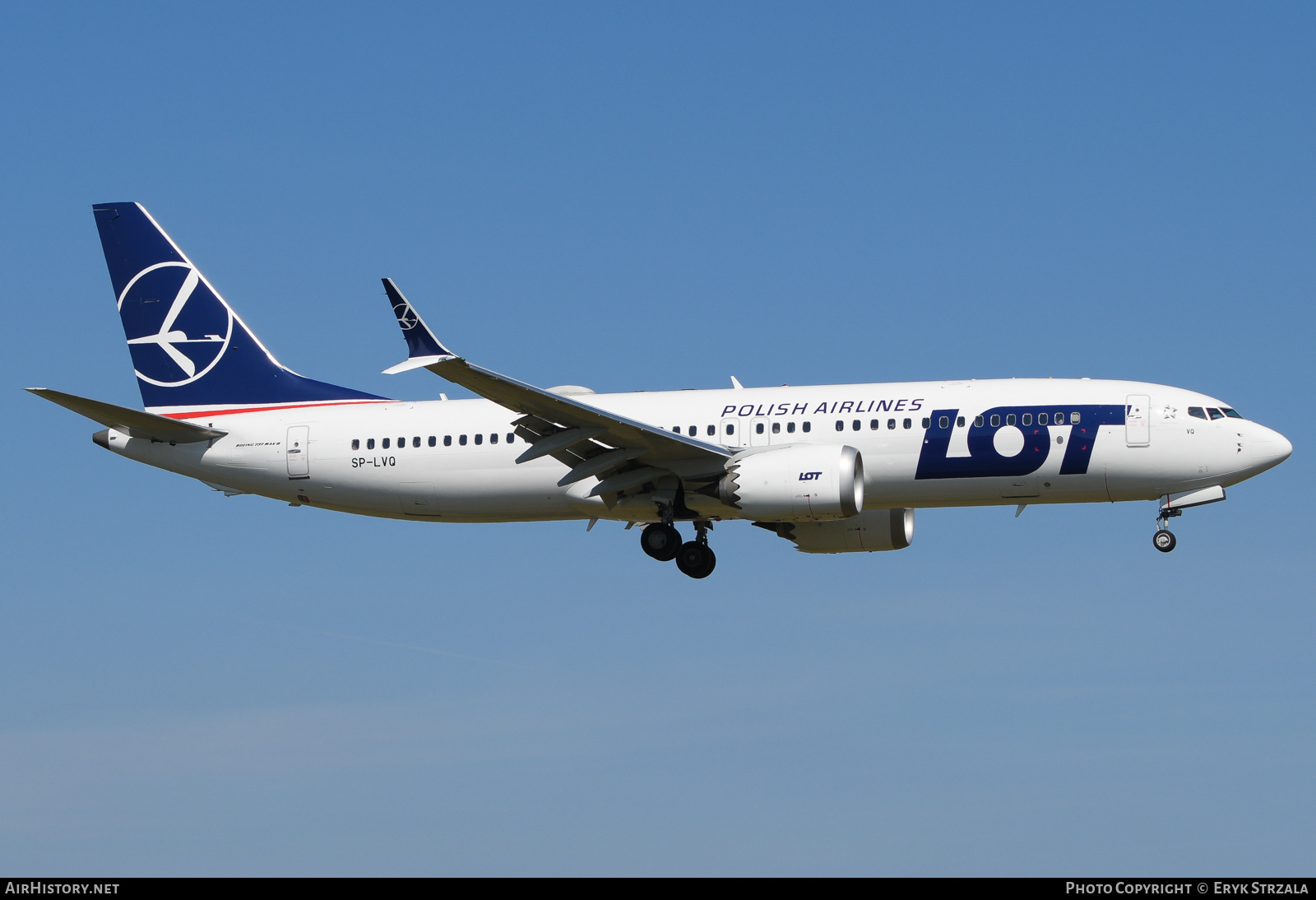 Aircraft Photo of SP-LVQ | Boeing 737-8 Max 8 | LOT Polish Airlines - Polskie Linie Lotnicze | AirHistory.net #814699